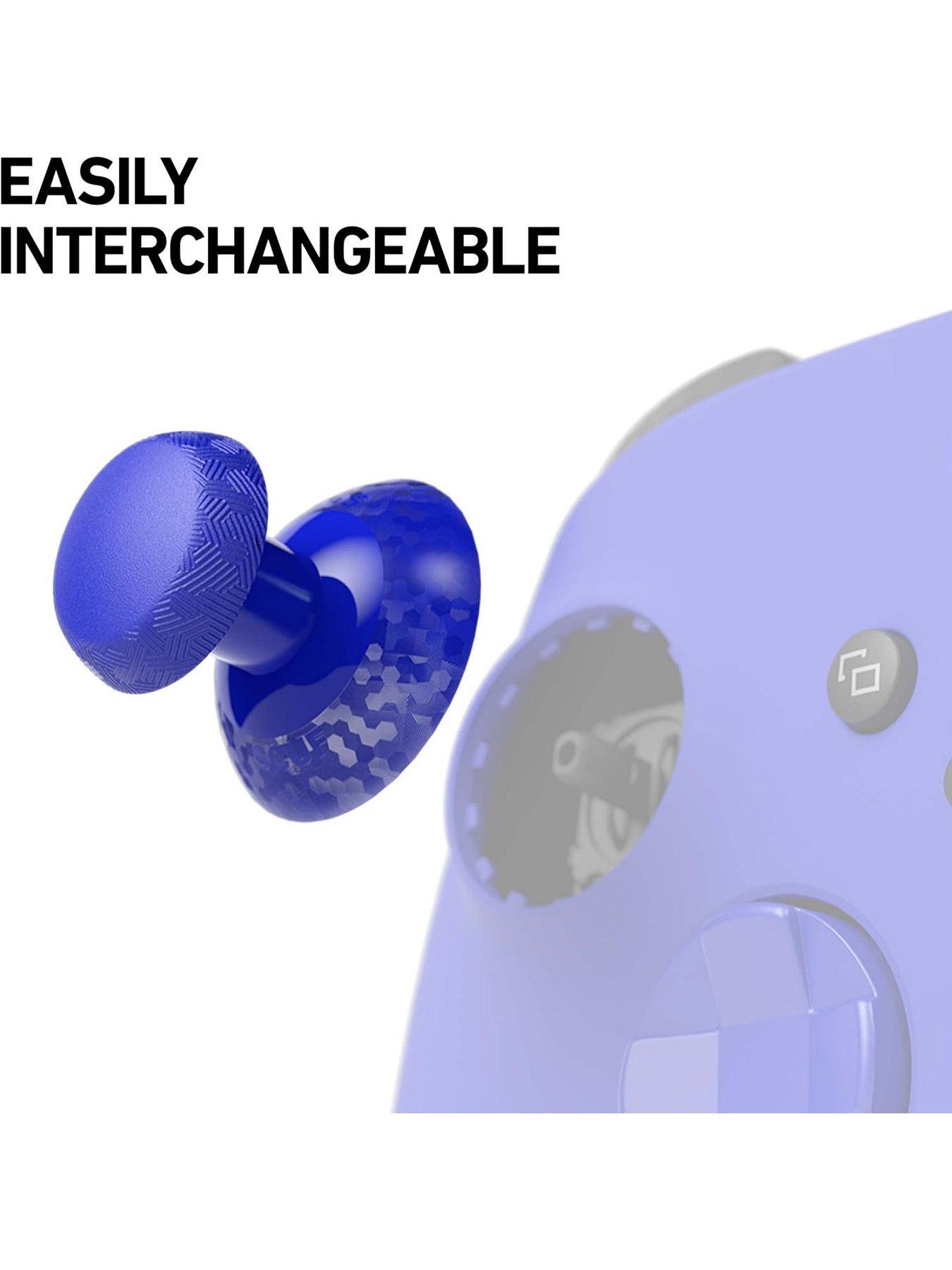  image of scuf-instinct-thumbstick-4-pack-short-long-concave-and-short-long-domed-blue
