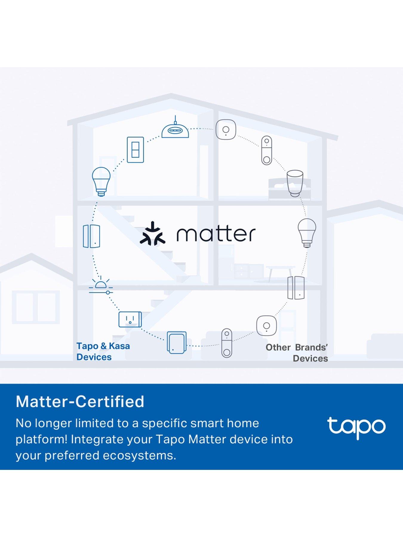  image of tp-link-tapo-p304m-smart-power-strip-wi-fi-surge-protector-with-4-outlets-amp-4-usb-ports
