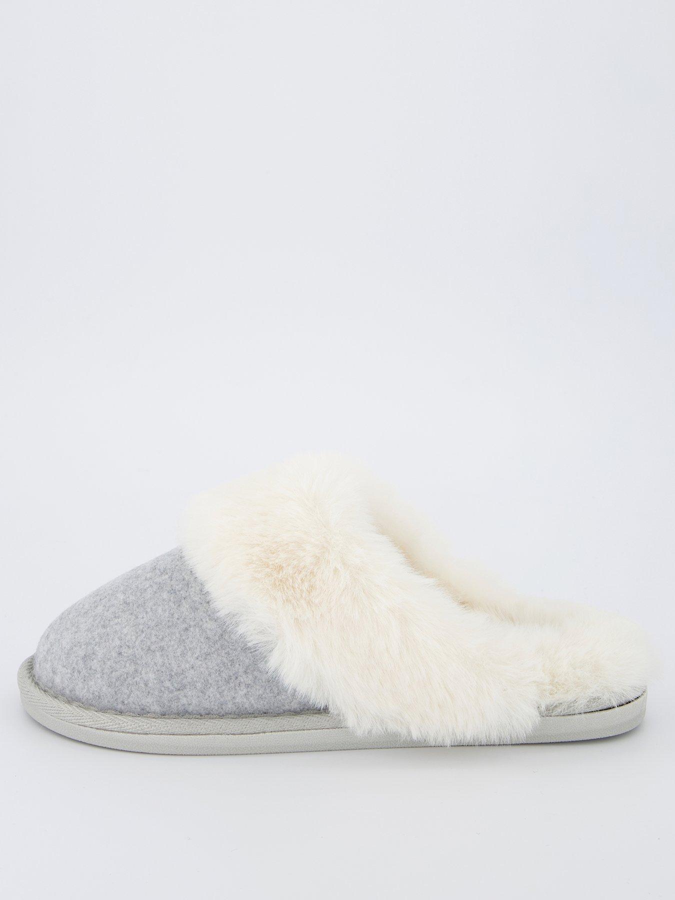  image of everyday-closed-toe-mule-slipper-grey