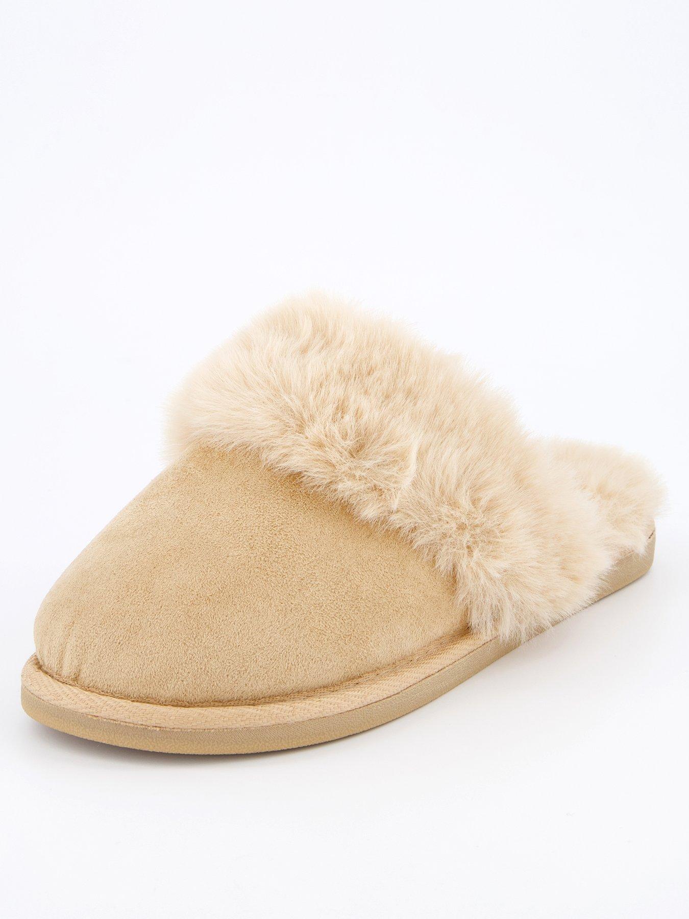  image of everyday-closed-toe-mule-slipper-tan