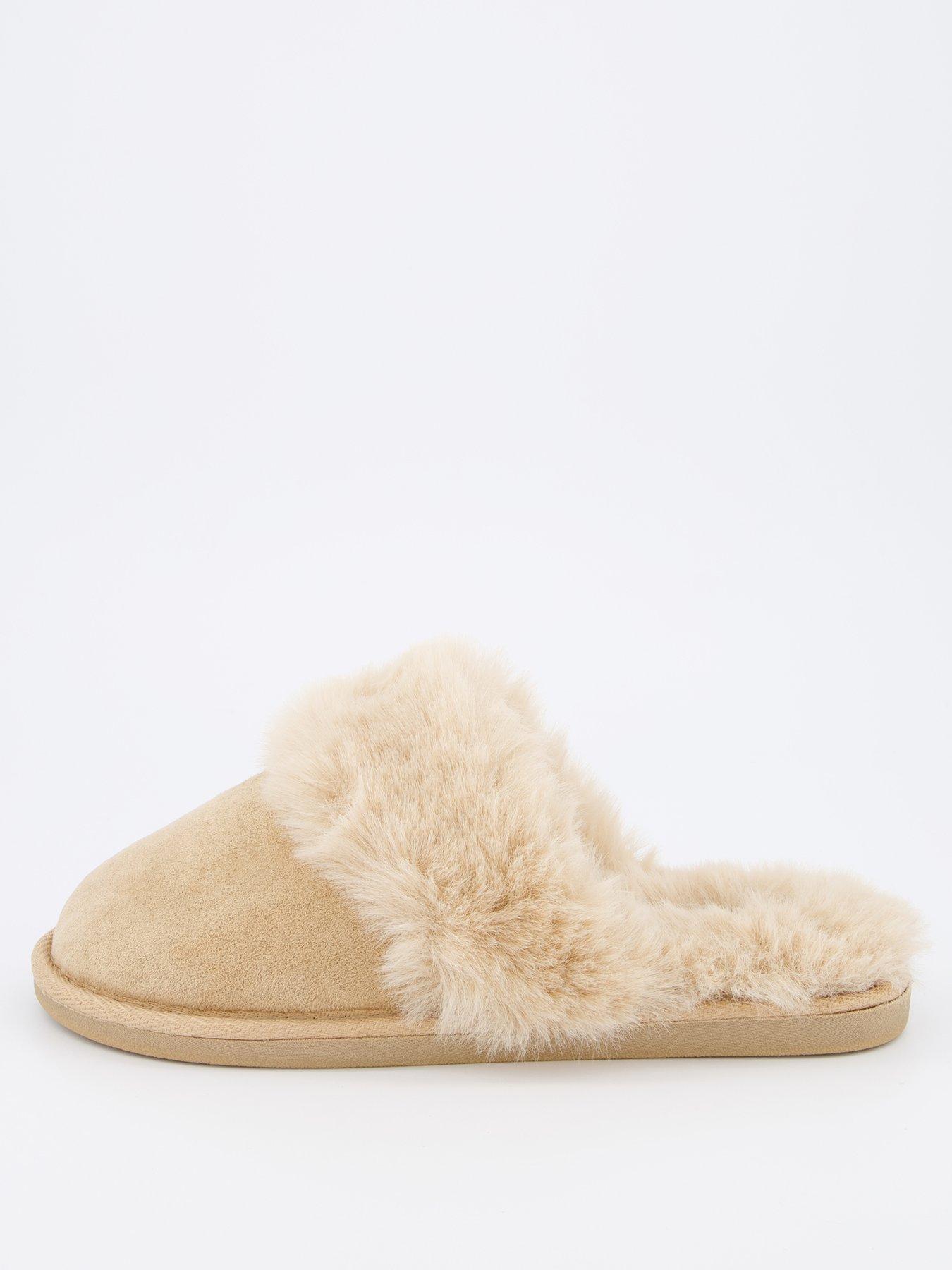  image of everyday-closed-toe-mule-slipper-tan