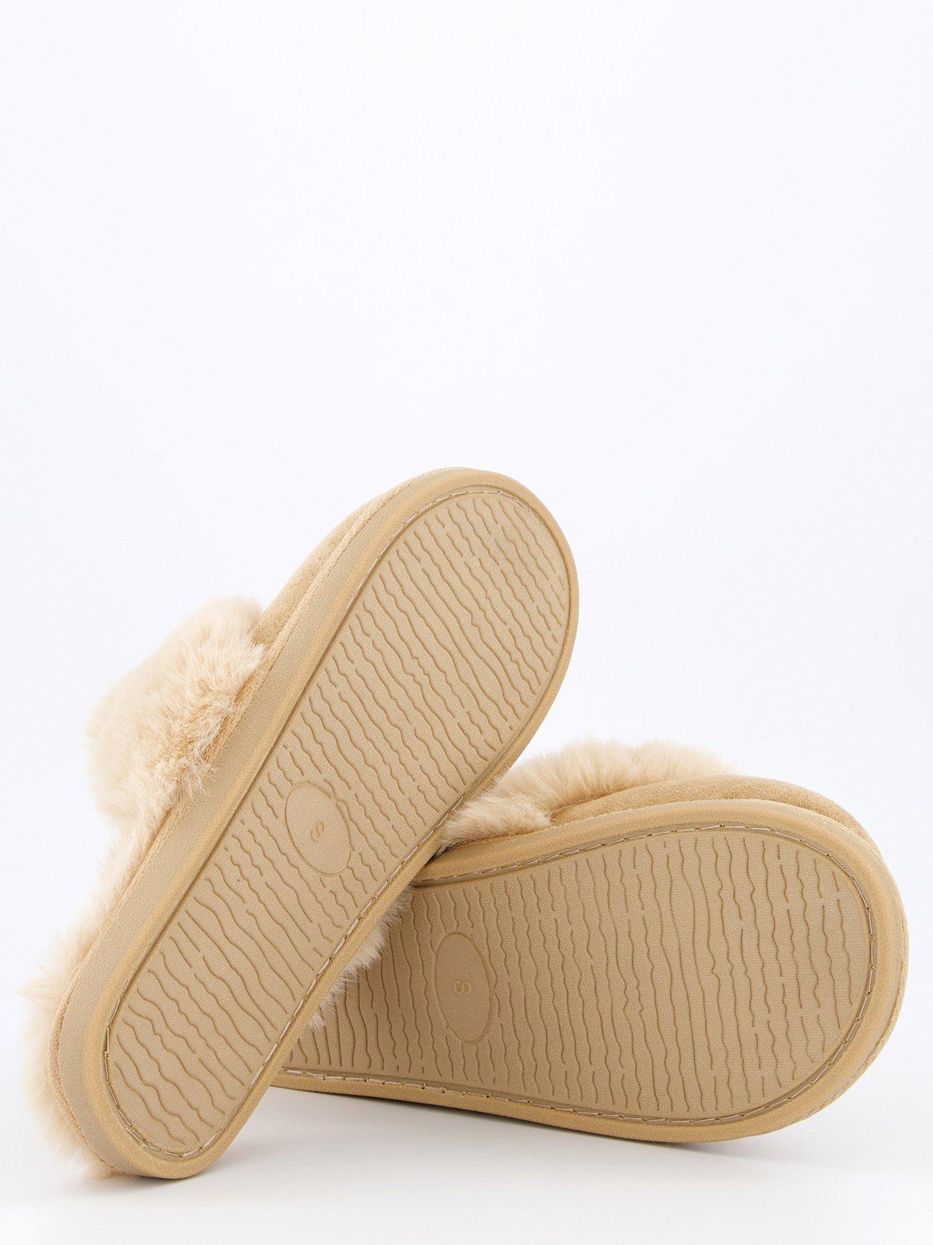  image of everyday-closed-toe-mule-slipper-tan