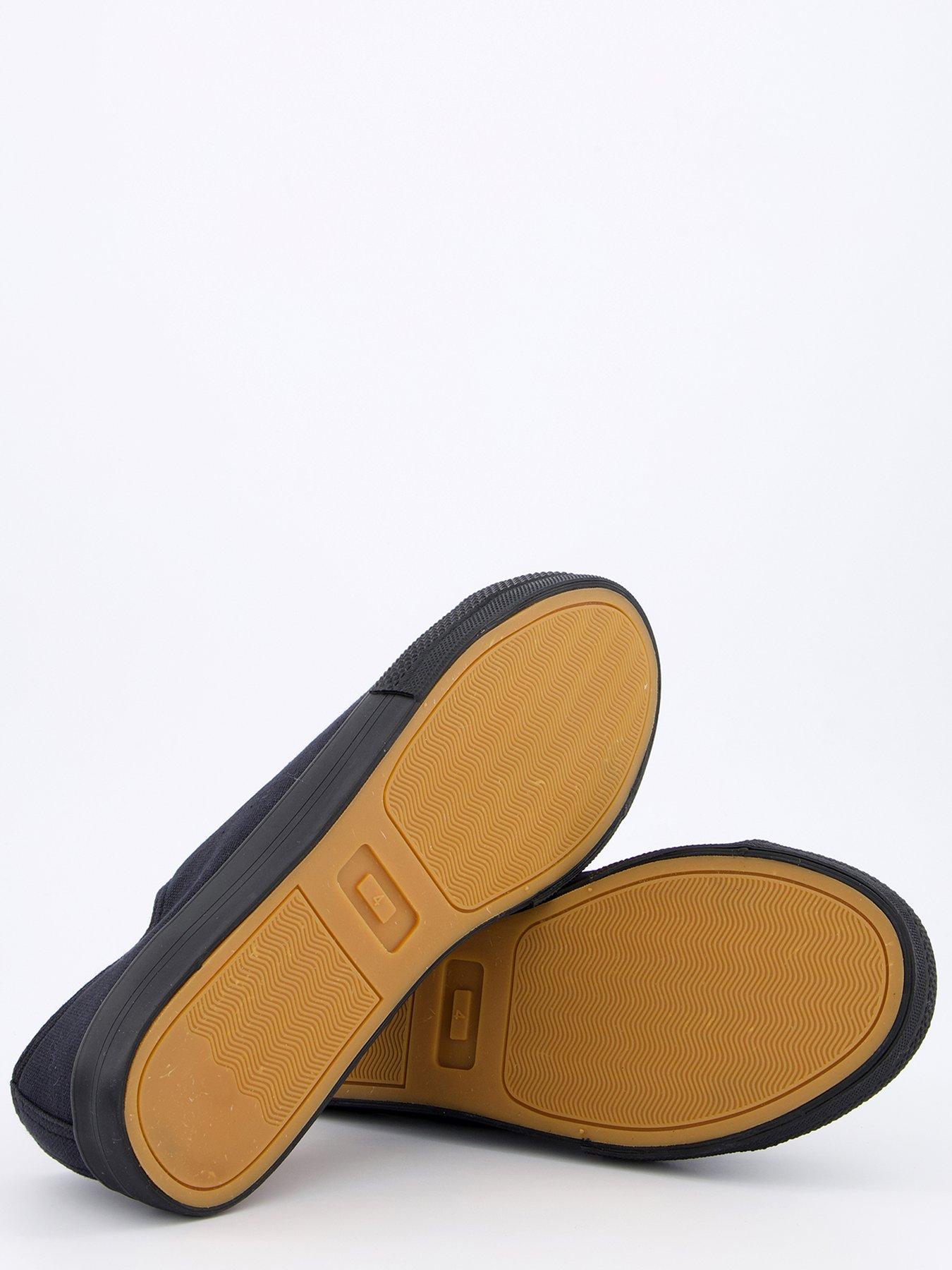  image of everyday-extra-wide-fit-canvas-lace-up-trainer-black