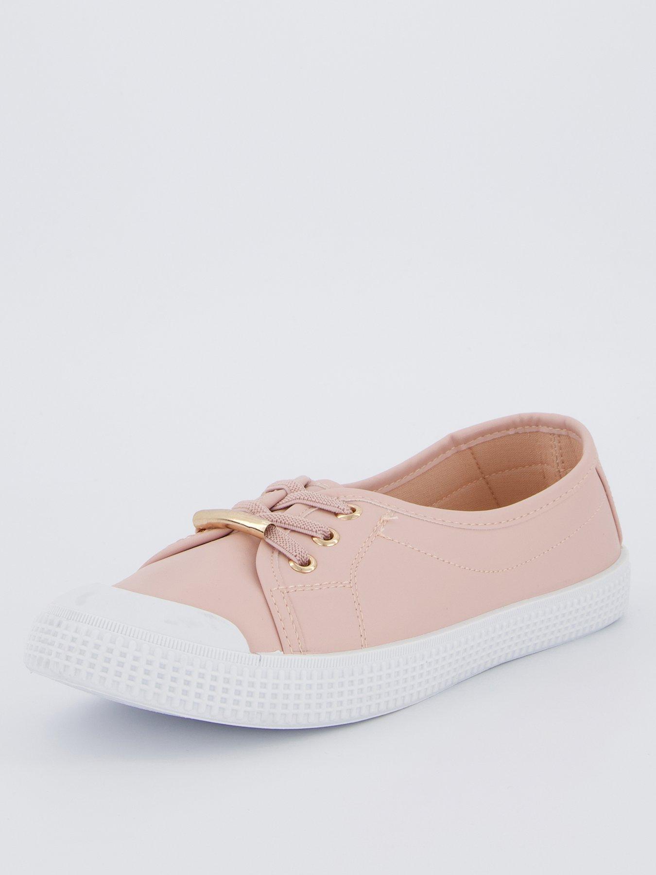  image of everyday-standard-fit-elastic-lace-pump-blush
