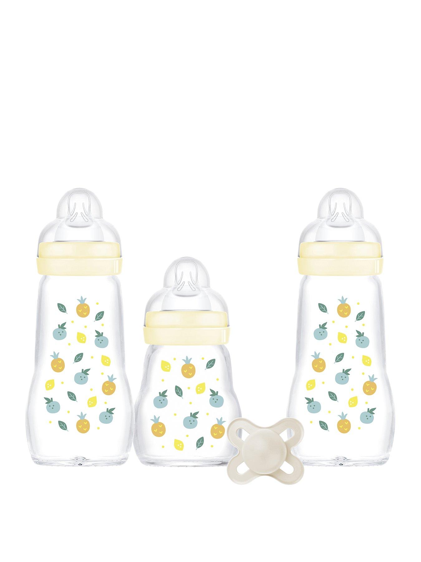 Image 1 of 6 of MAM Feel Good Glass Bottle Set - Multi
