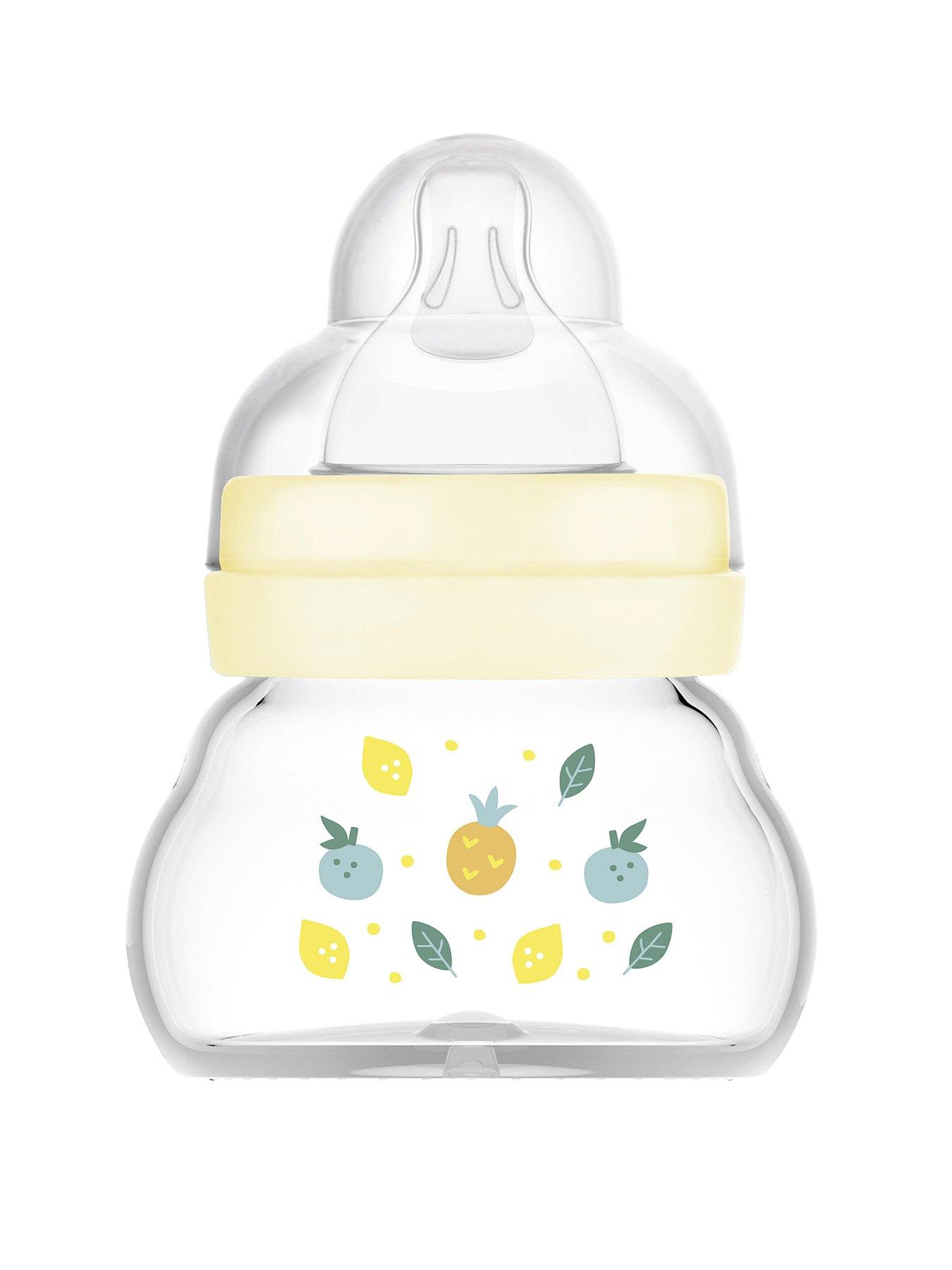 Image 1 of 6 of MAM Feelgood Glass Bottle 90ml - Unisex