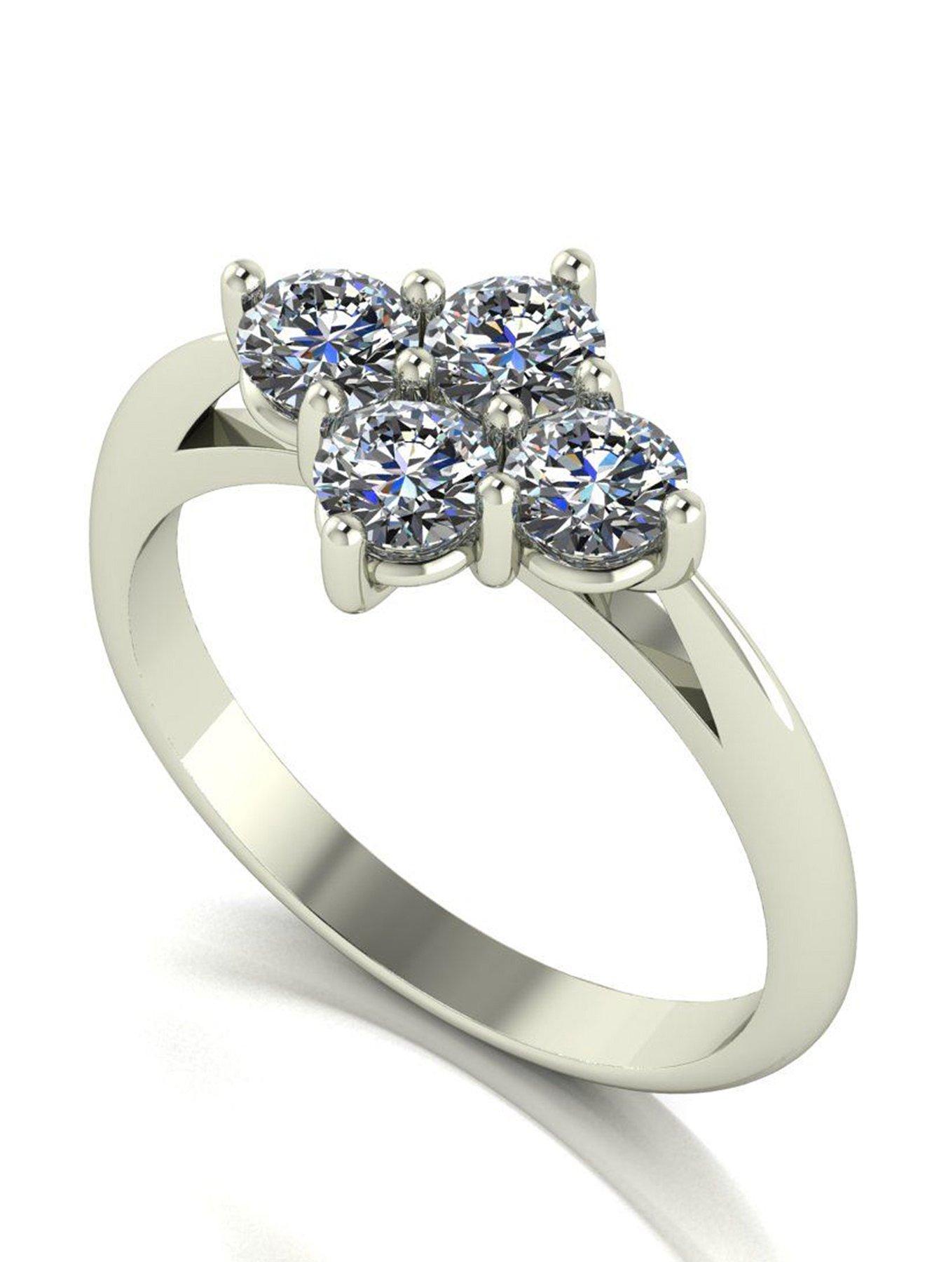 moissanite-9ct-white-gold-1ct-total-round-brilliant-4-stone-moissanite-ring