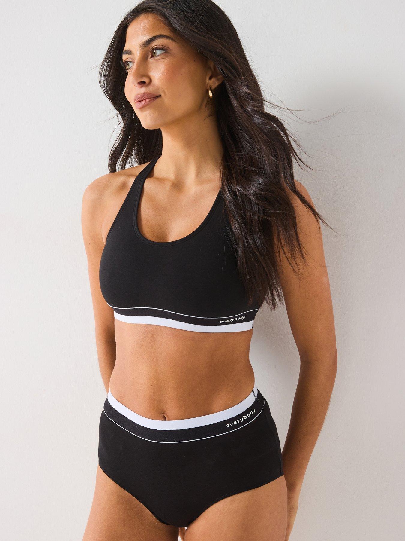 Image 2 of 6 of Everybody 3pk High Waisted Cotton Briefs