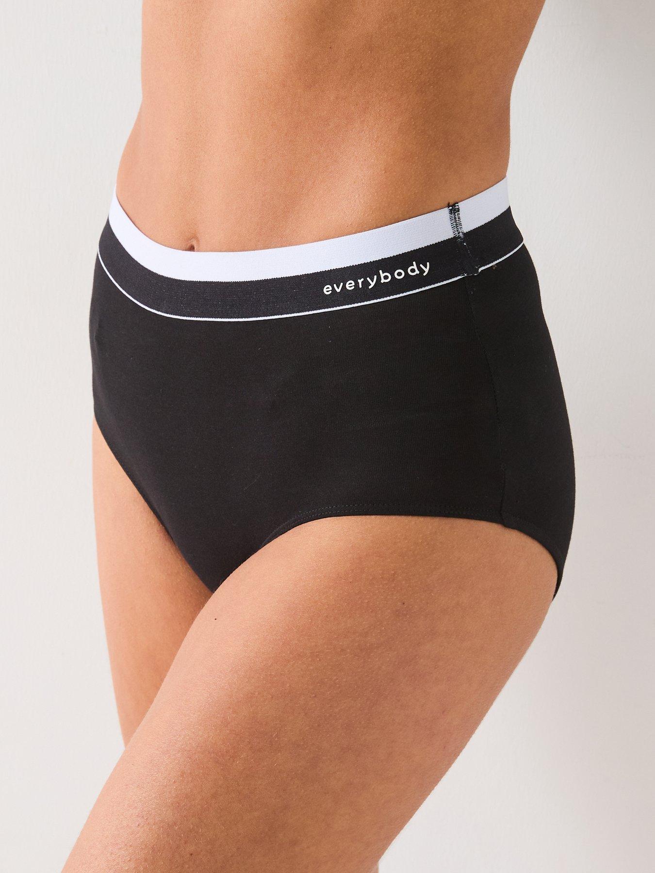 Image 4 of 6 of Everybody 3pk High Waisted Cotton Briefs