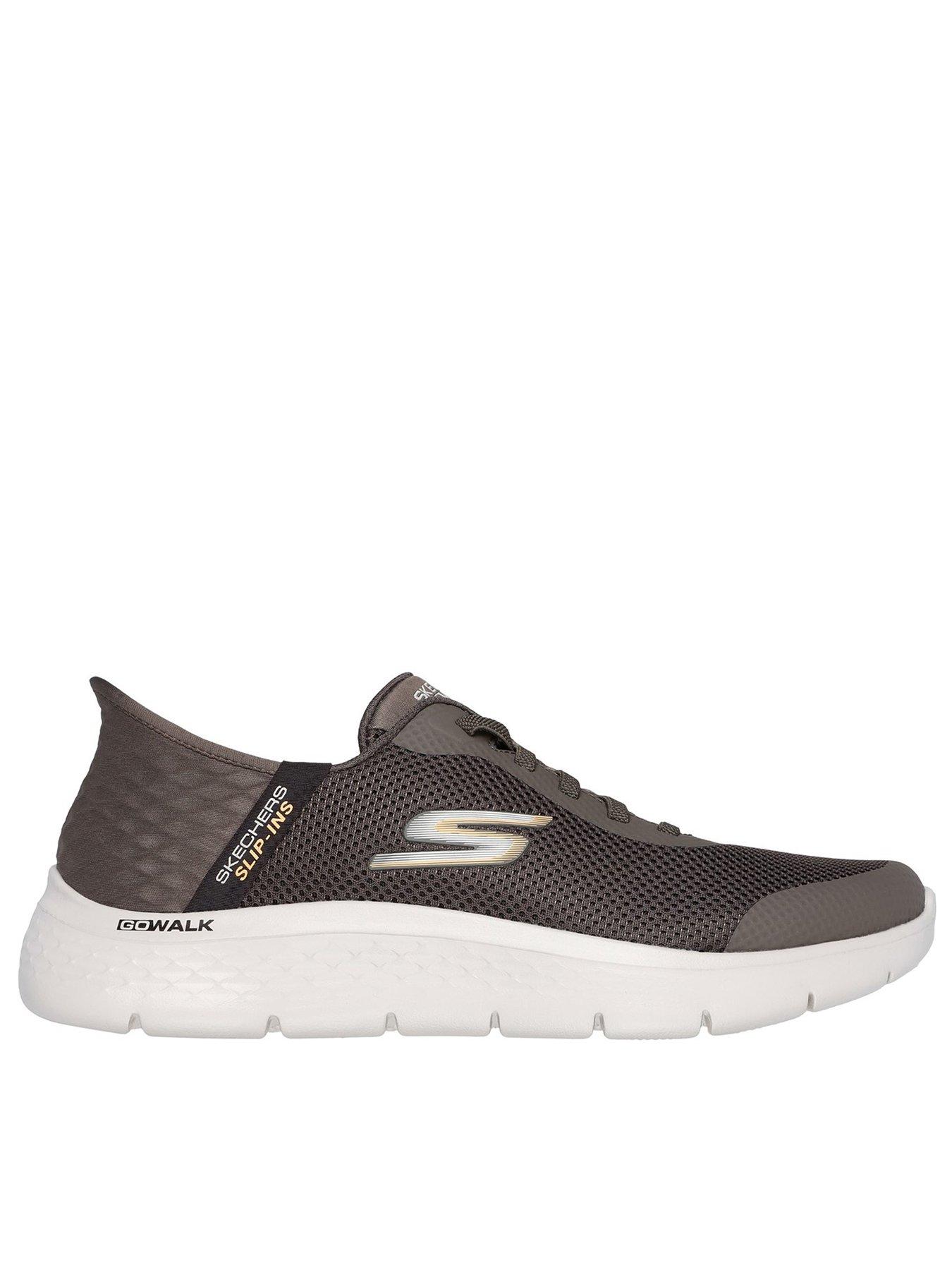 Skechersgo Walk Washable Slip on Ultra Go Trainers Brown