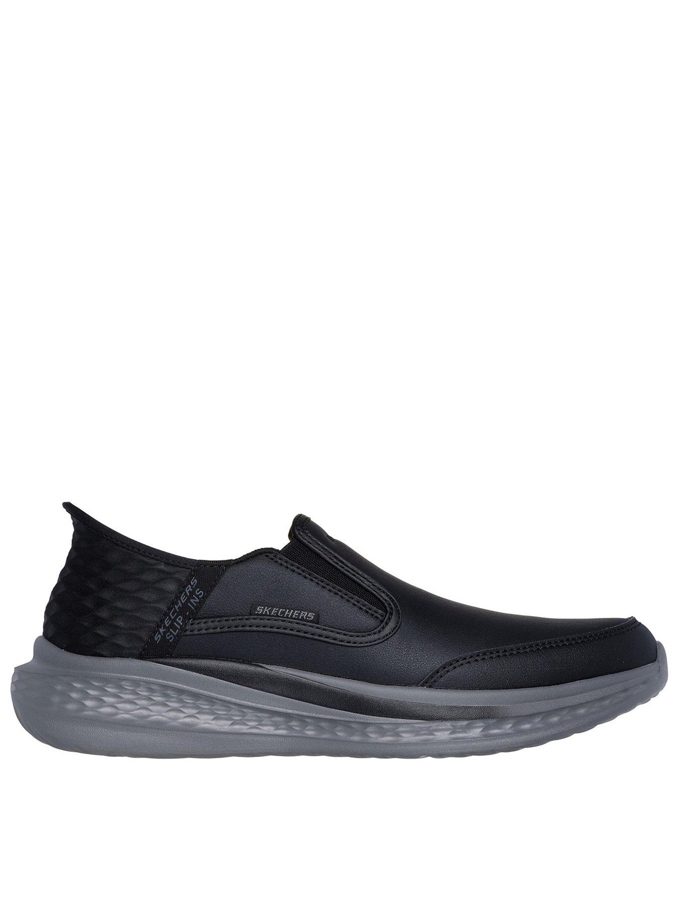Skechers Usa Goga Mat Arch Relaxed Fit Slip On Trainers littlewoods