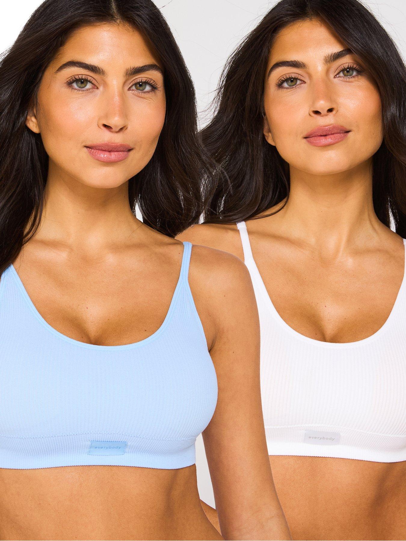  image of everybody-2pk-seamless-scoop-bralet-multi