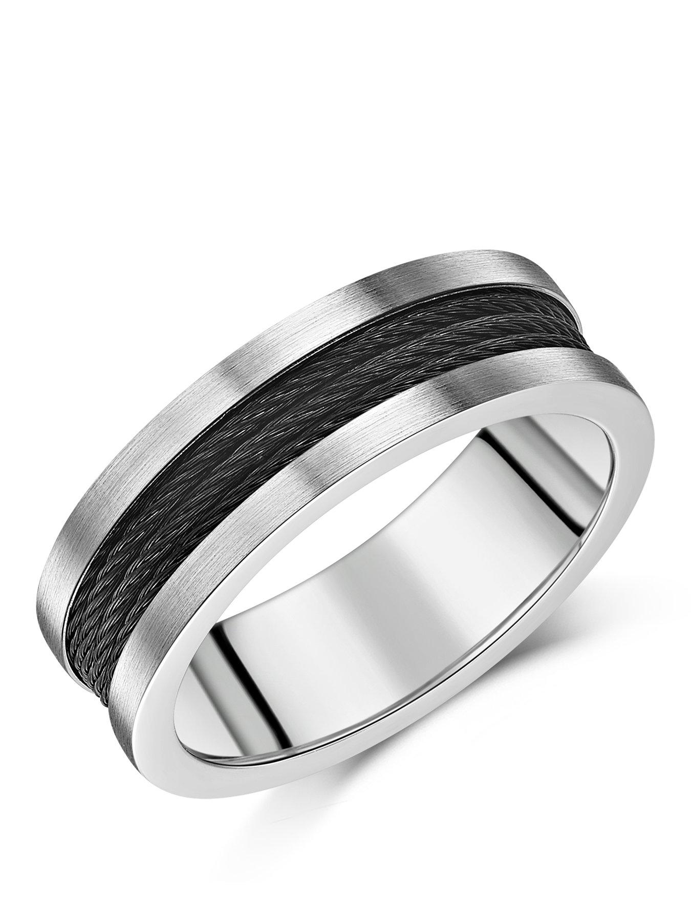 the-love-collection-7mm-wire-inlay-titanium-ring