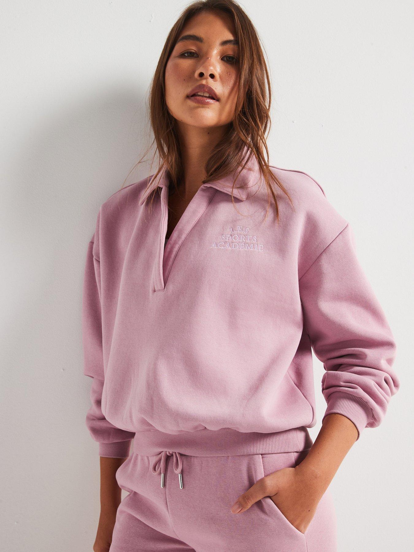 undefined Co Ord Collar Graphic - Pink