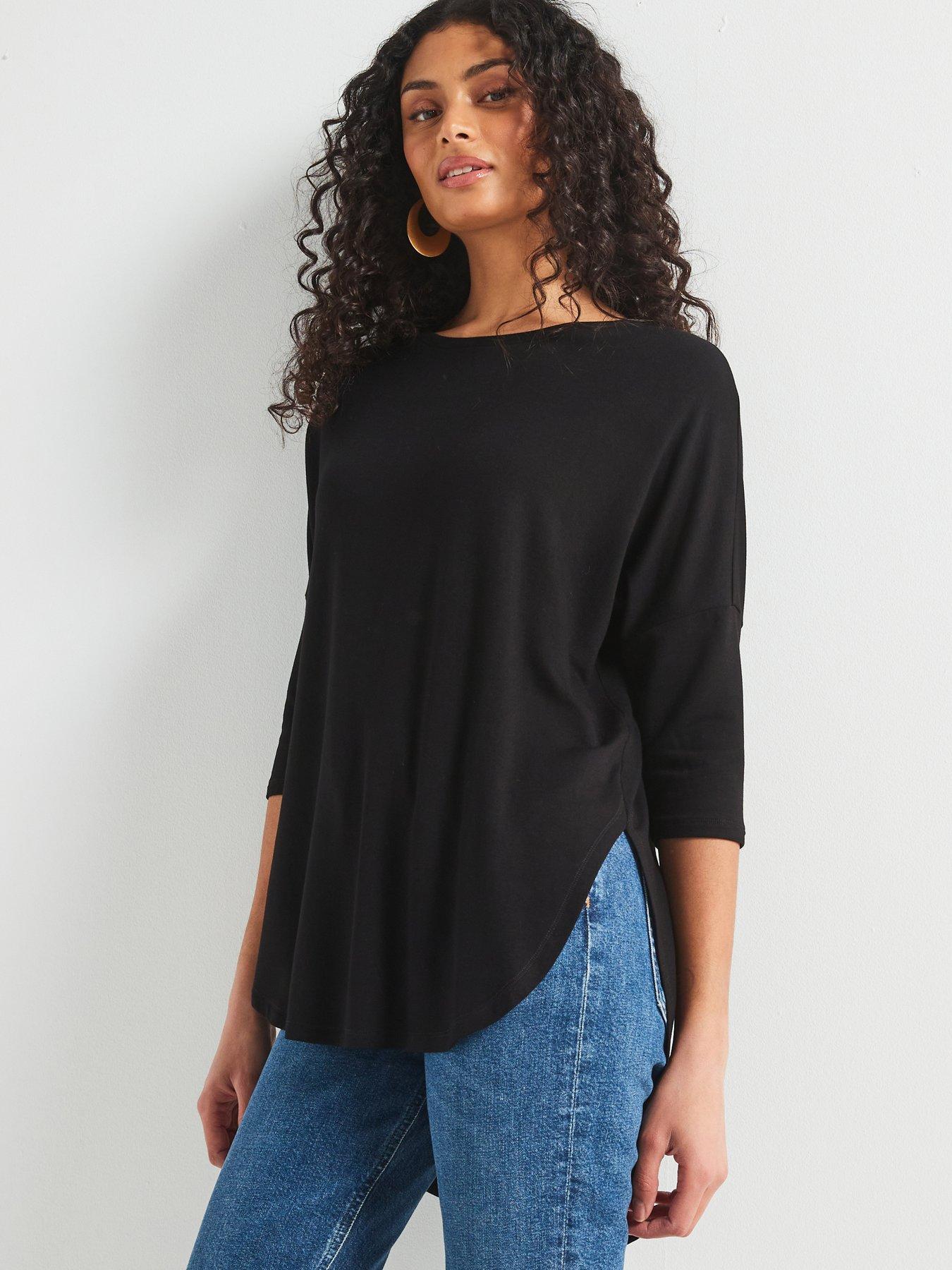v-by-very-longline-oversized-top-black