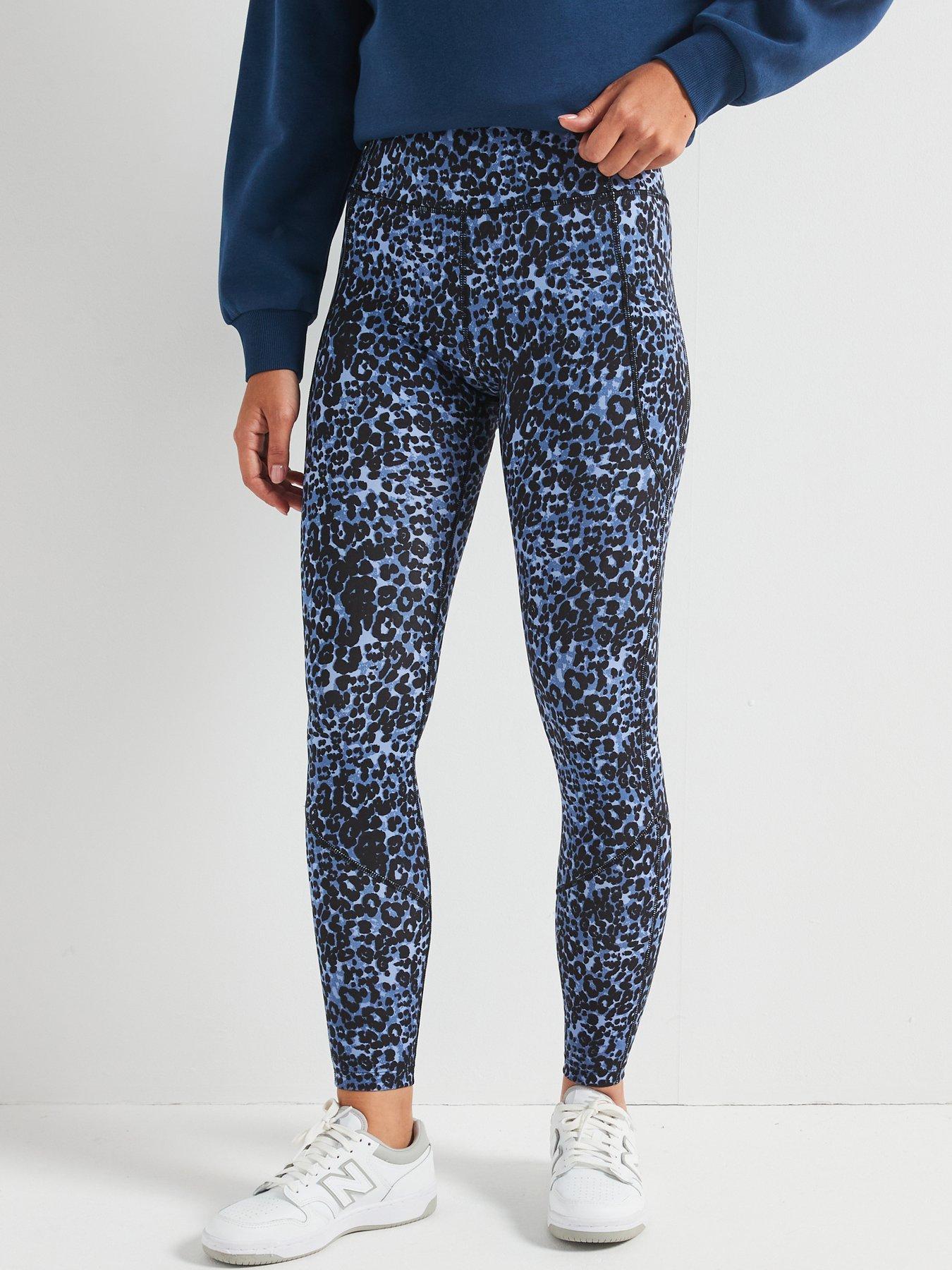 undefined Ath Leisure Print Seam Detail Leggings