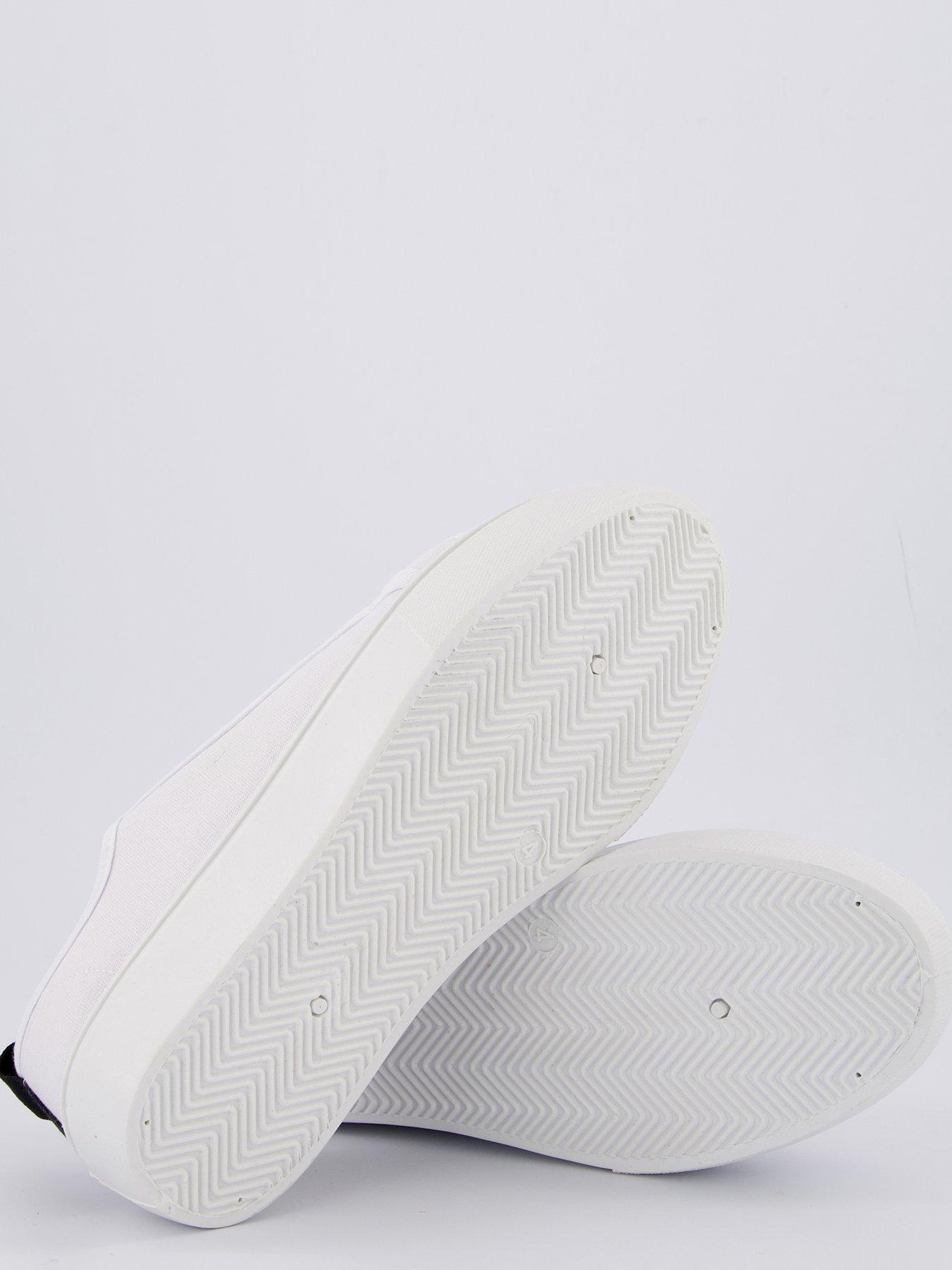  image of everyday-standard-canvas-lace-up-platform-trainer-white