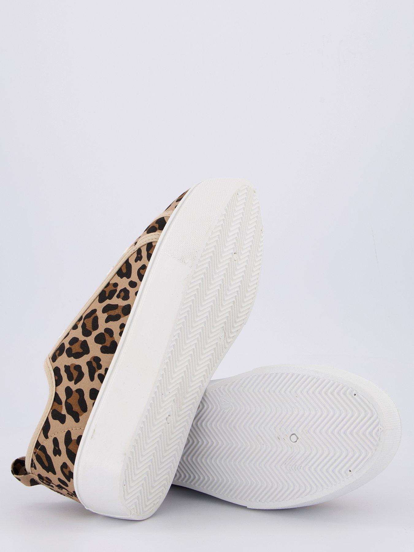  image of everyday-standard-canvas-lace-up-platform-trainers-brown