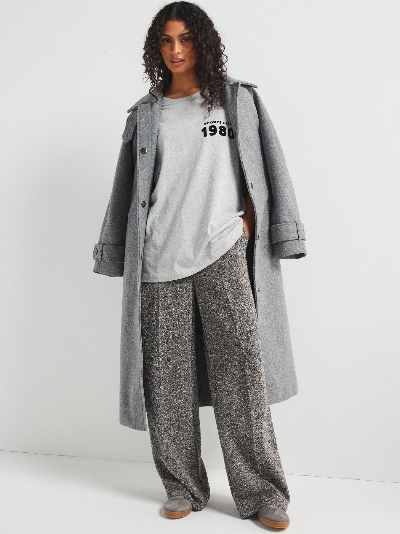  image of v-by-very-graphic-t-shirt-oz-grey