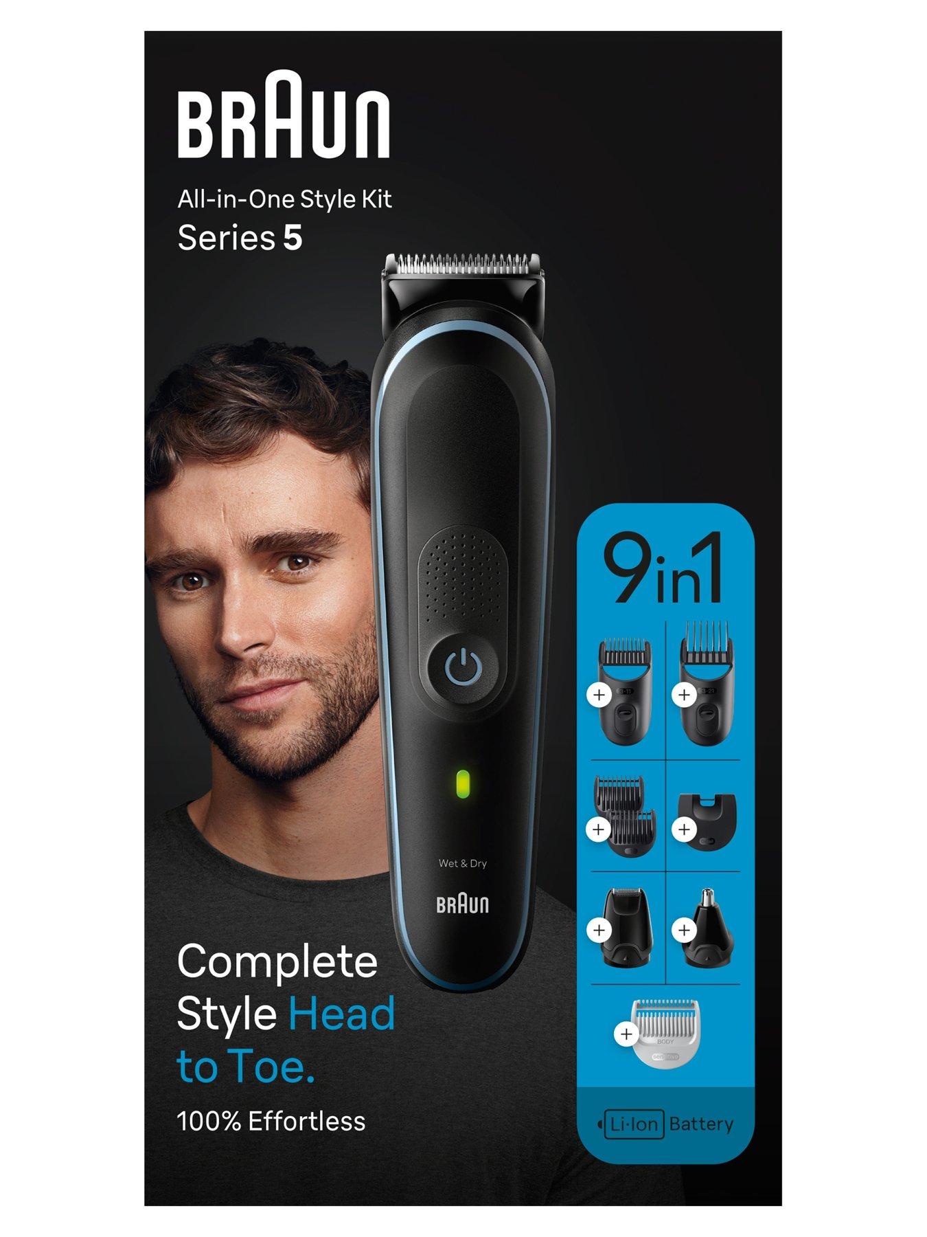  image of braun-all-in-one-style-kit-series-5-mgk5411-9-in-1-kit-for-beard-hair-amp-more