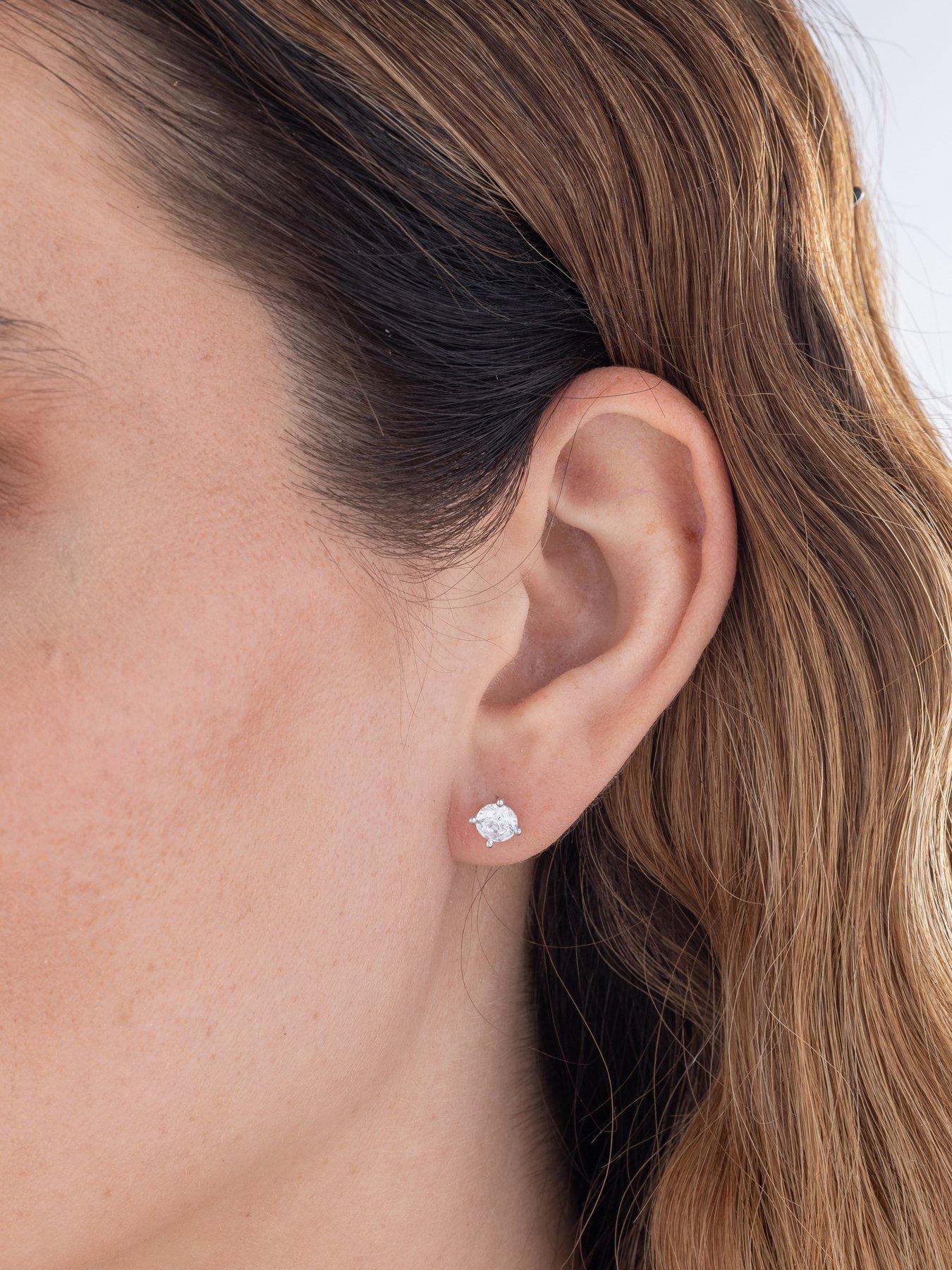 Image 2 of 5 of Love DIAMOND Diamond Stud Earrings G VS+ Lab Grown