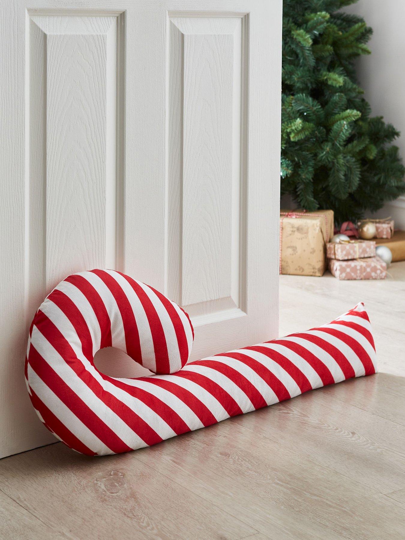 undefined Christmas Candy Cane Draught Excluder