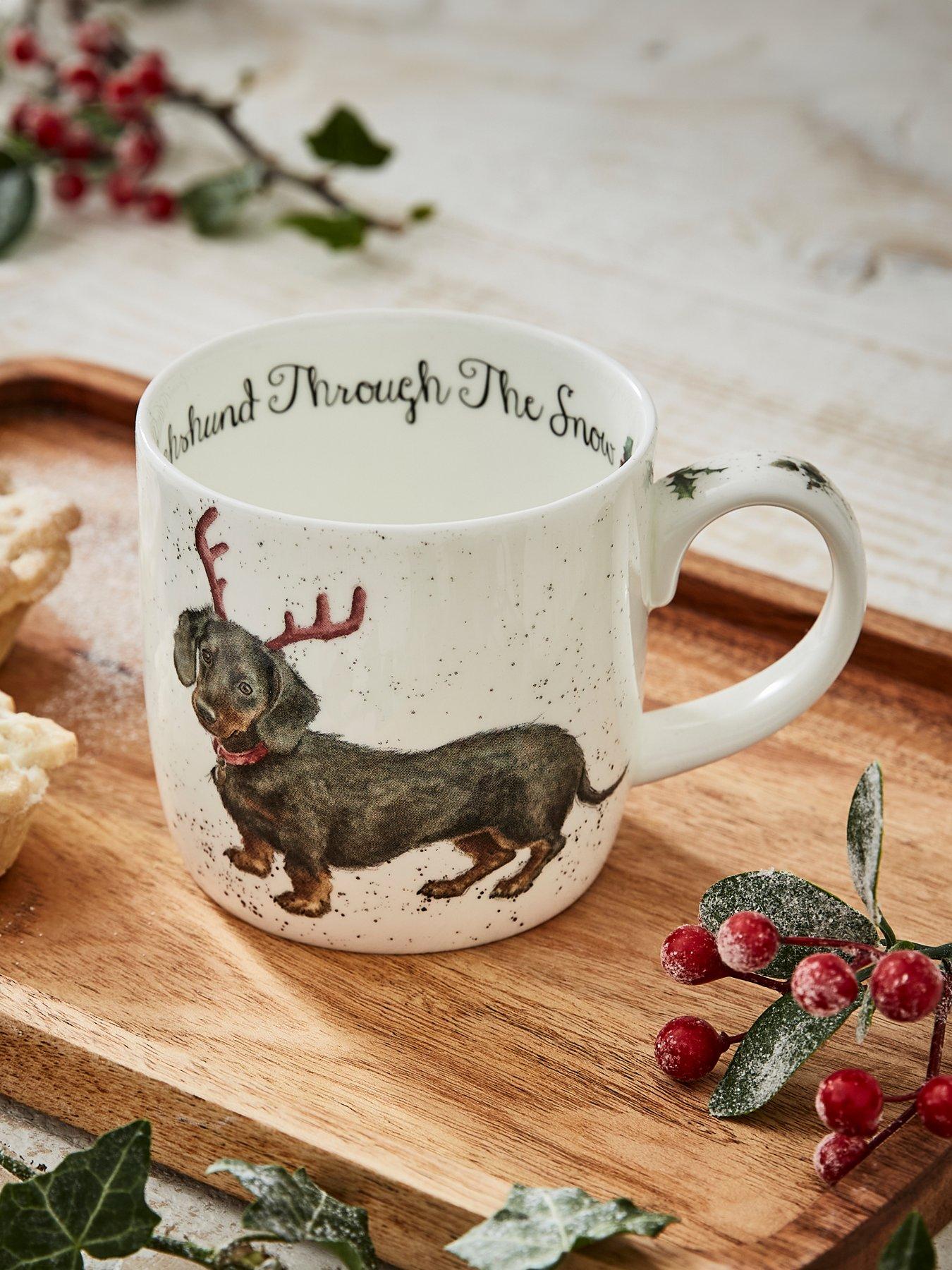 undefined Wrendale Dachshund Through The Snow Mug