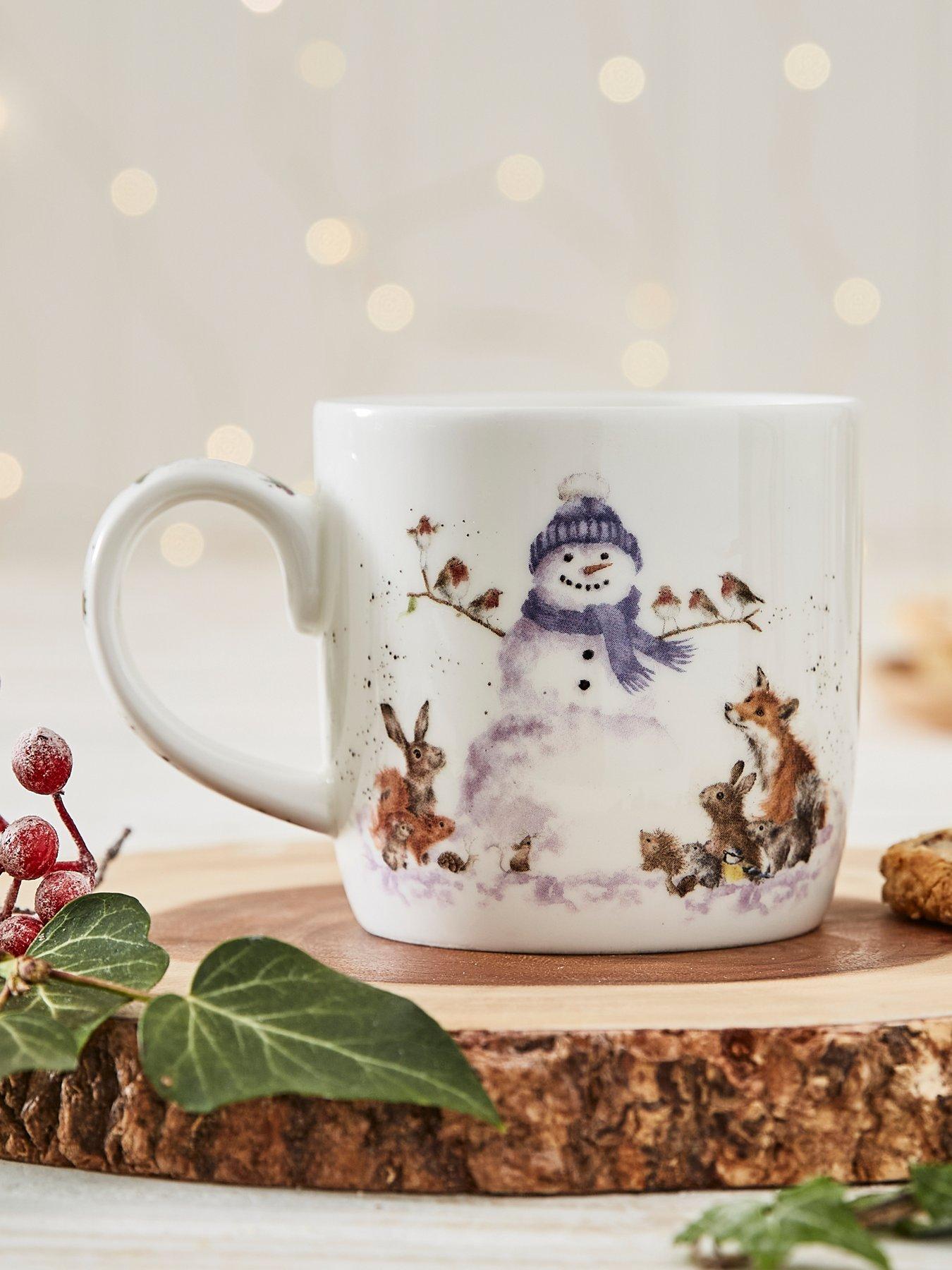 undefined Wrendale Gathered All Around Snowman Mug