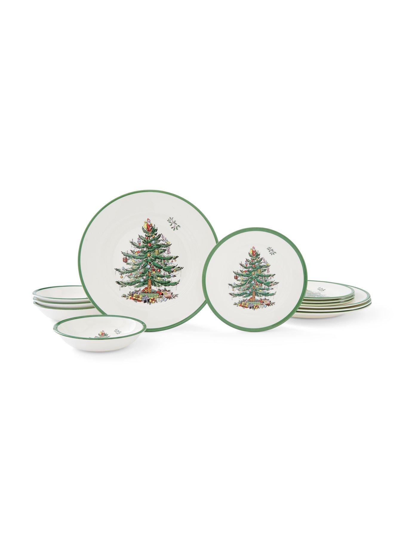  image of spode-christmas-tree-12-piece-dinner-set
