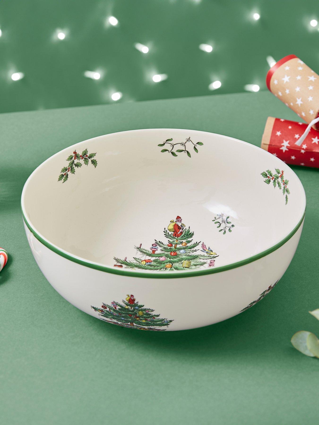 Image 1 of 5 of Spode Christmas Tree Serving Bowl