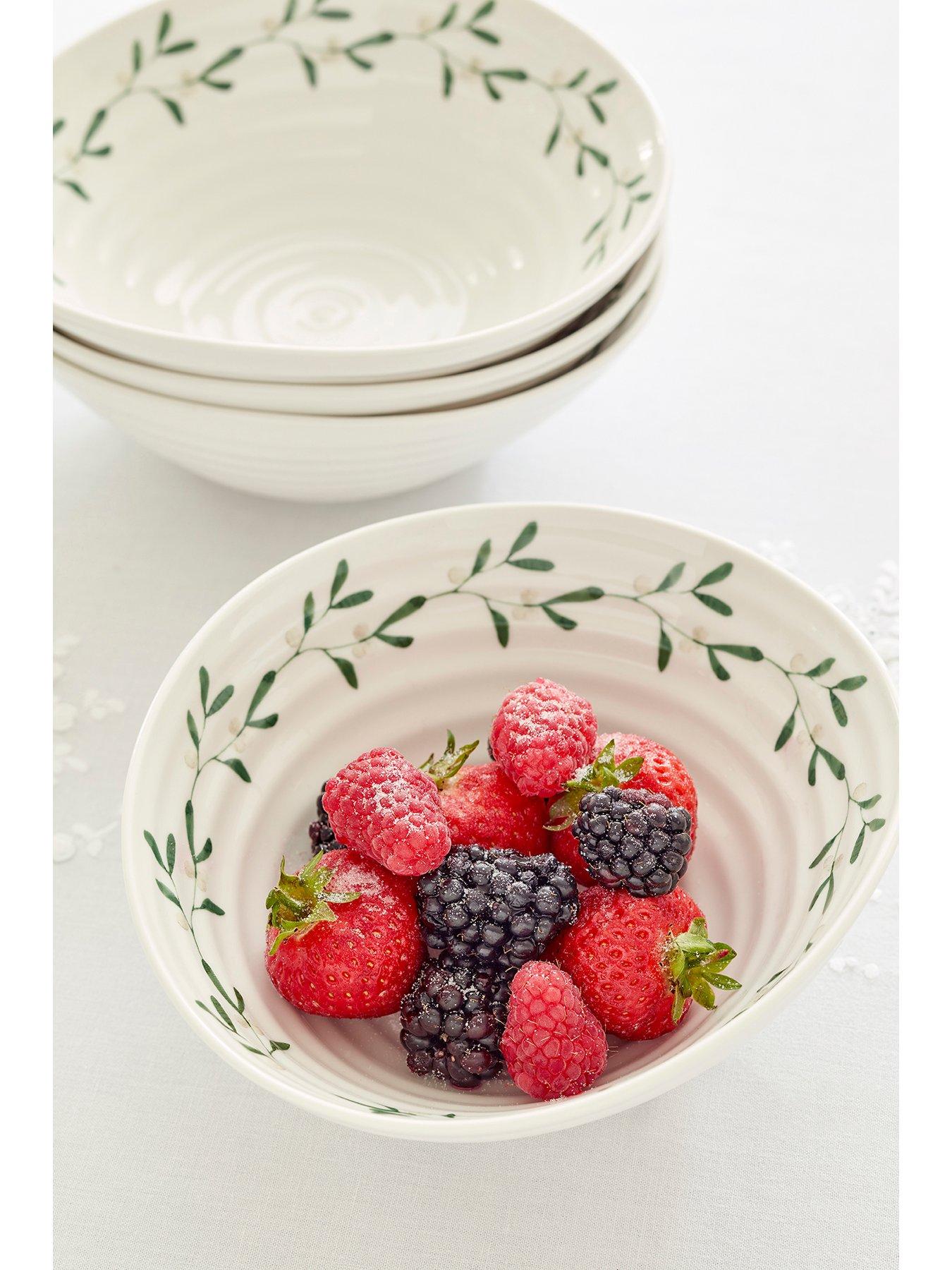 undefined Mistletoe Pasta Bowls – Set of 4