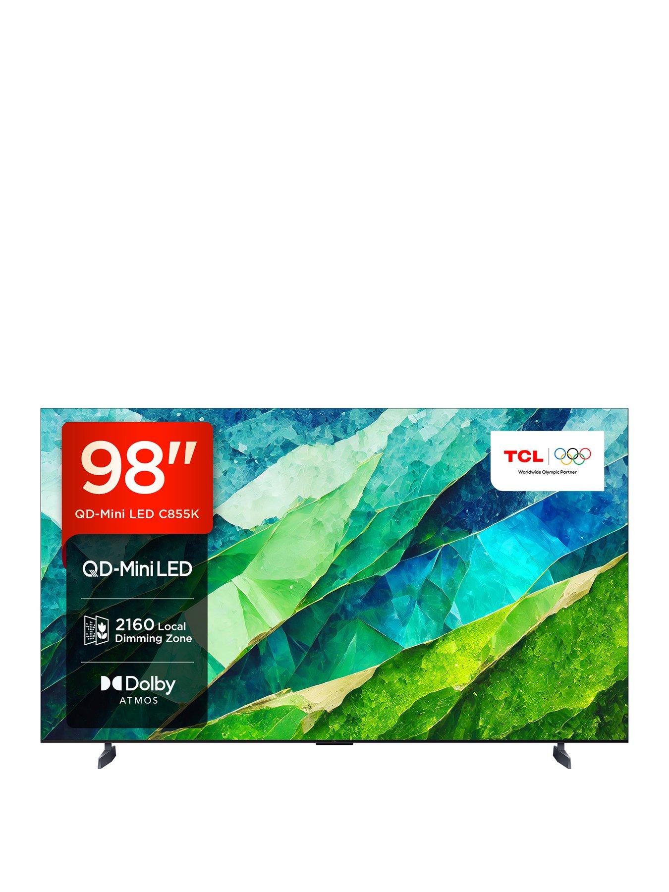 TCL 98C855K, 98 inch, 4K HDR, 144HZ QD-Mini LED TV with Google TV and Game Master Pro 3.0
