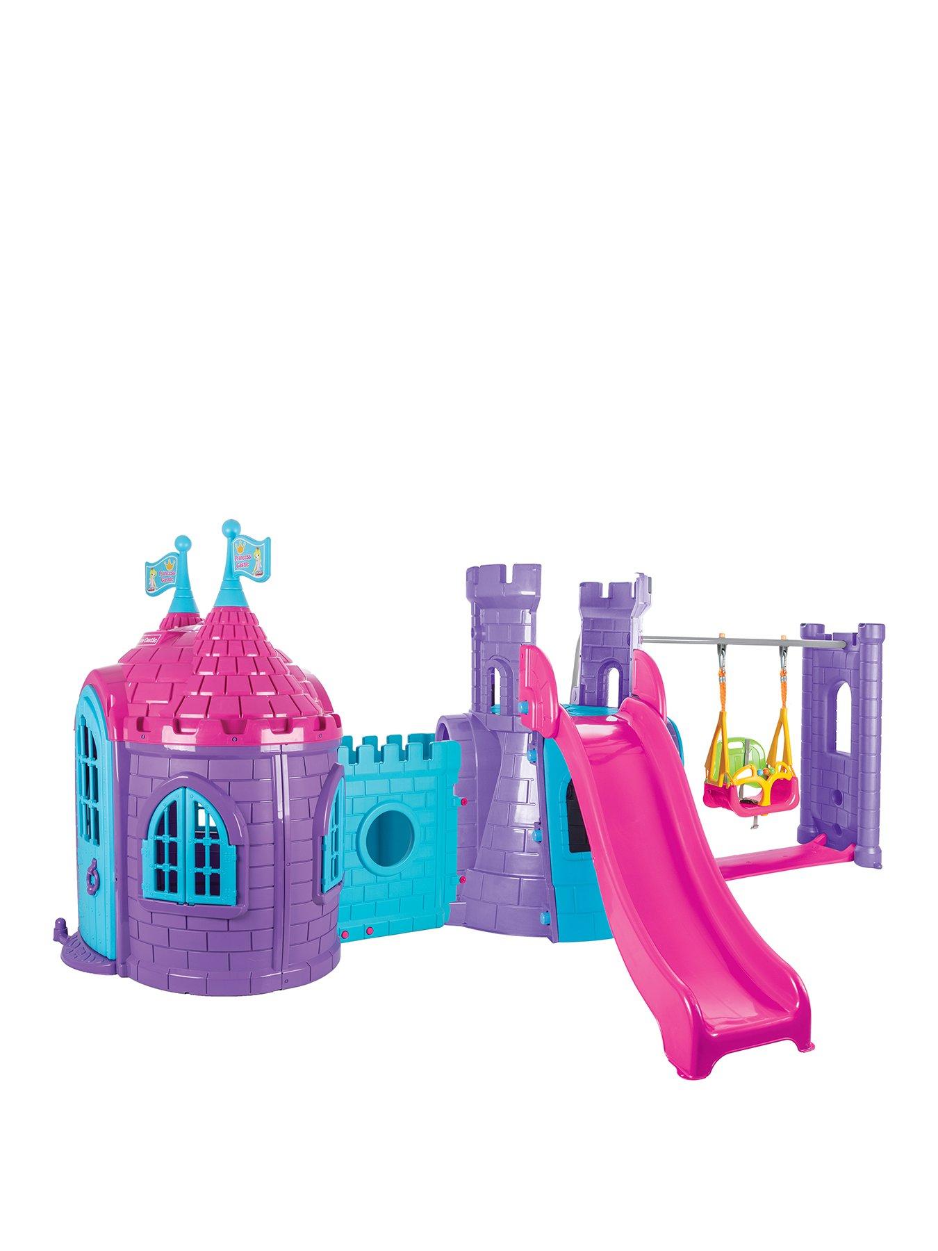 image of pilsan-chateau-swing-and-slide-set-purple