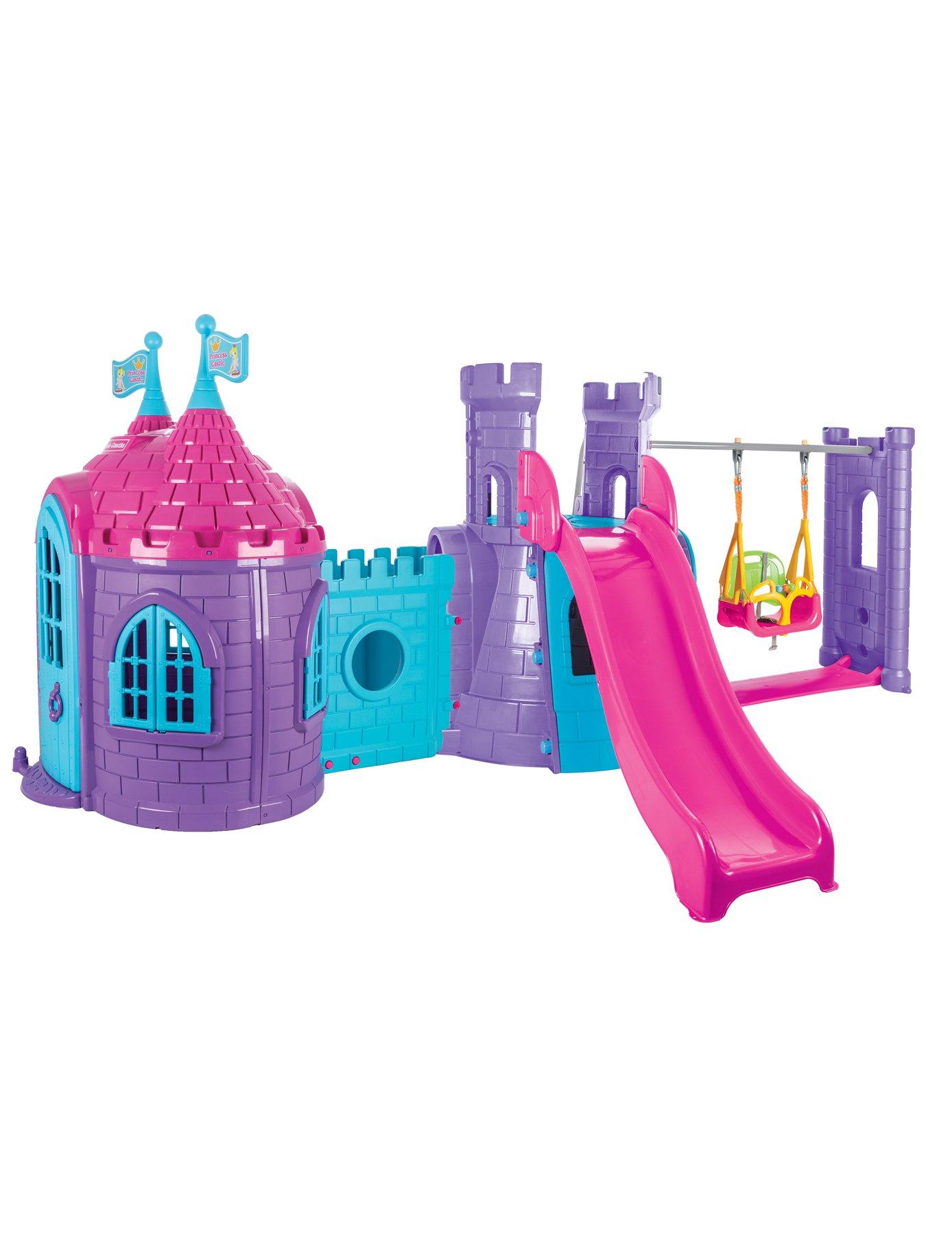  image of pilsan-chateau-swing-and-slide-set-purple