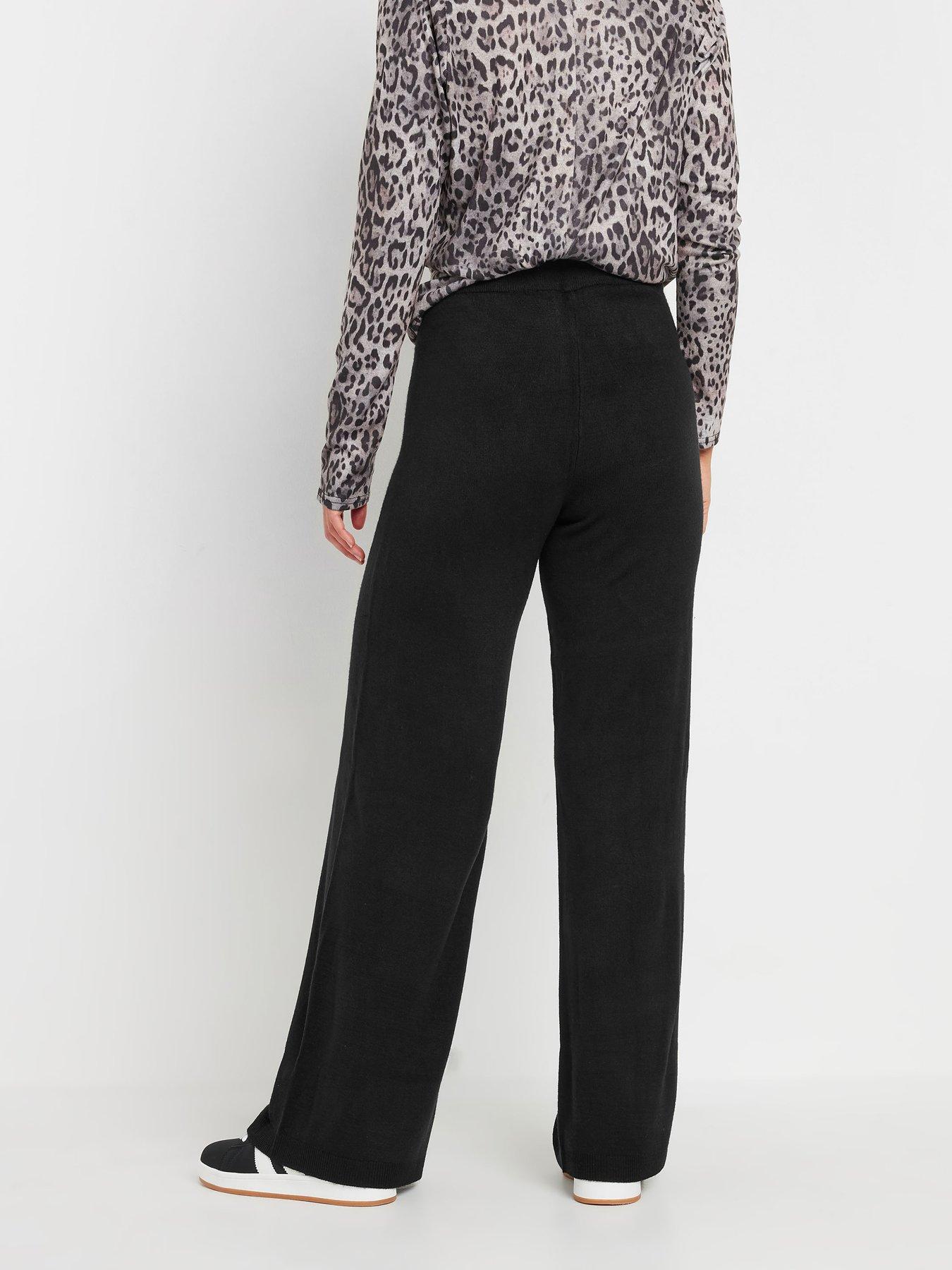  image of long-tall-sally-tall-wide-leg-trousers-black