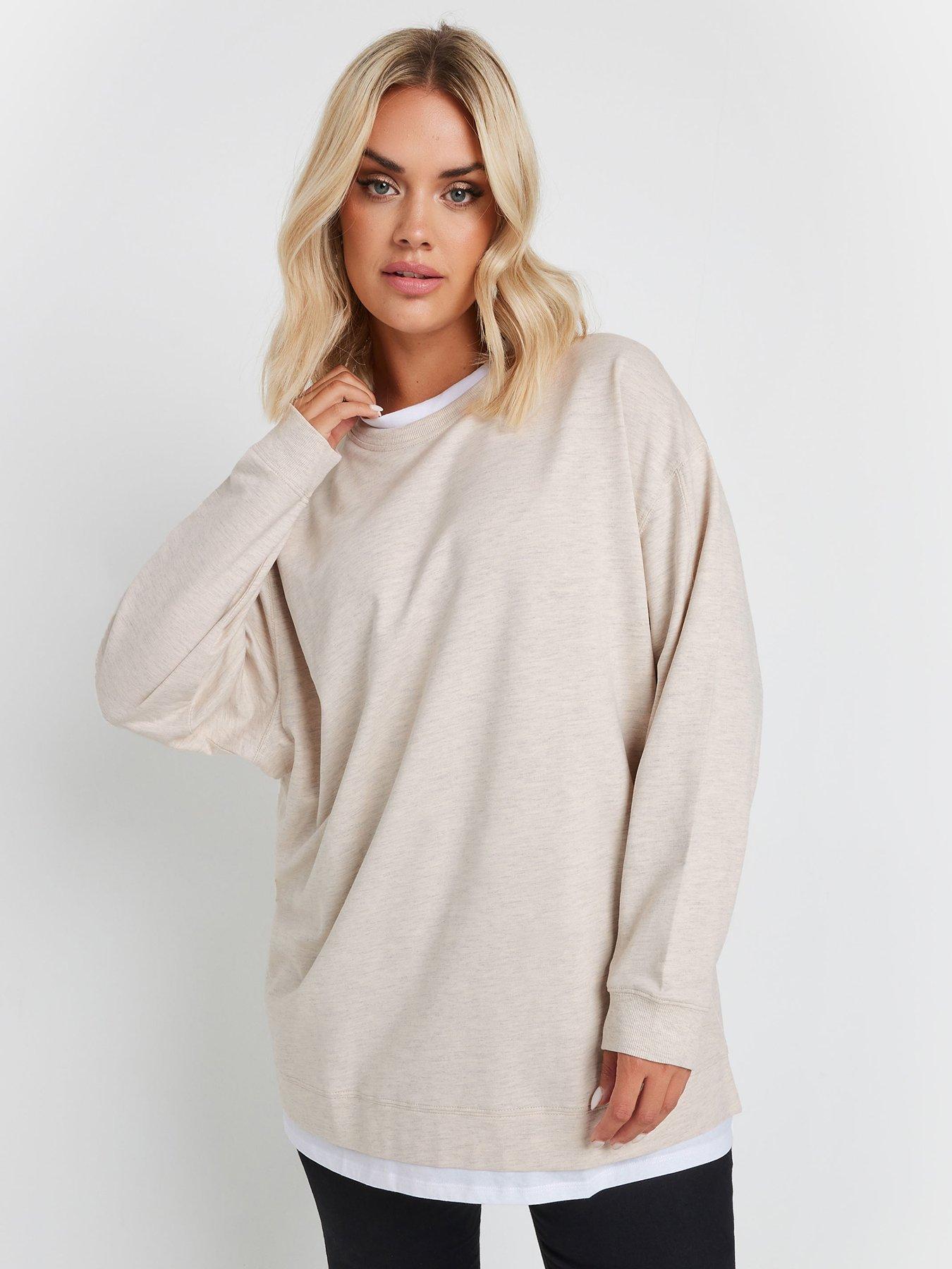 Yours Curve 2 In 1 Jumper - Beige