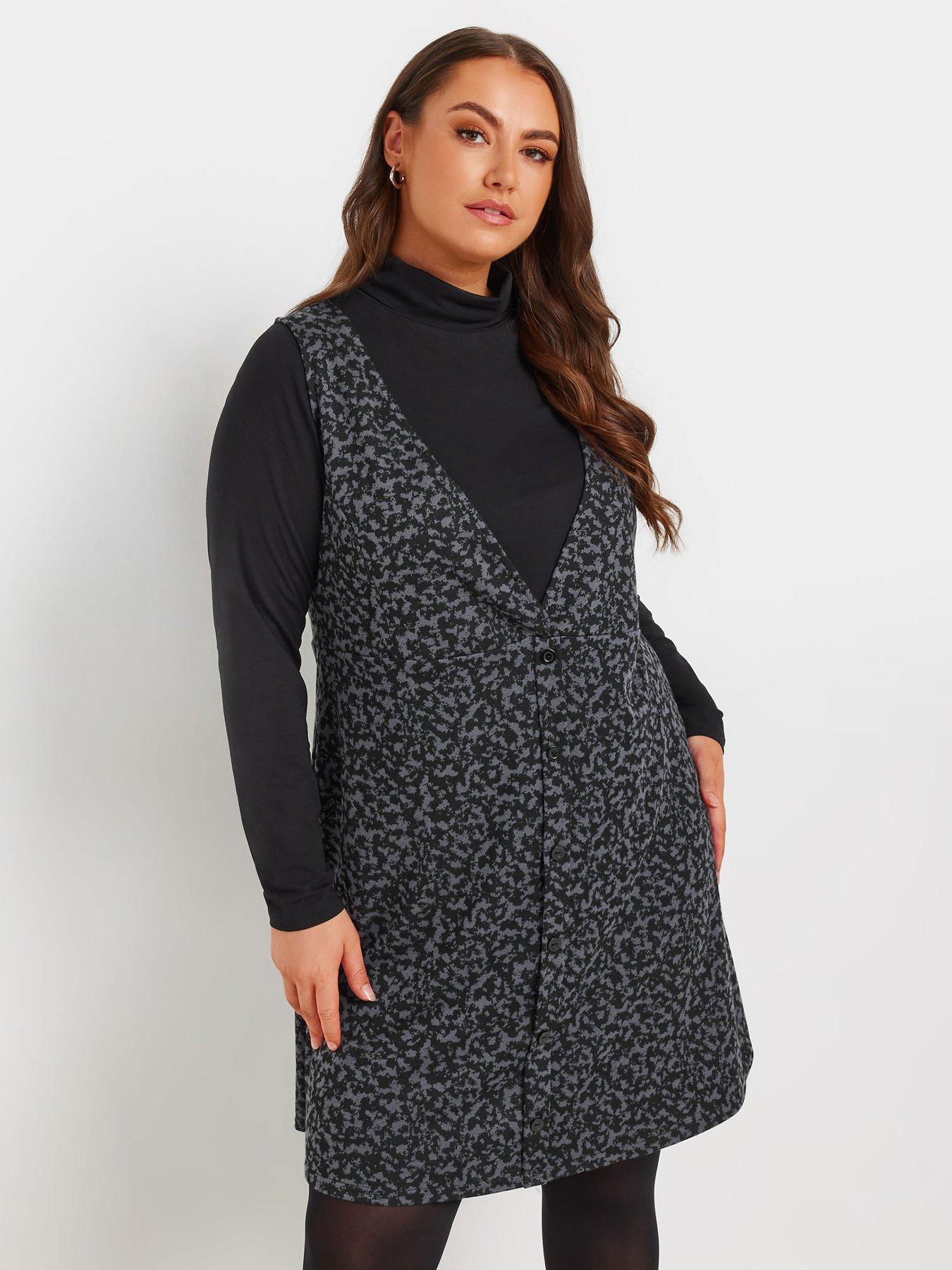 Pinafore dress curve sales