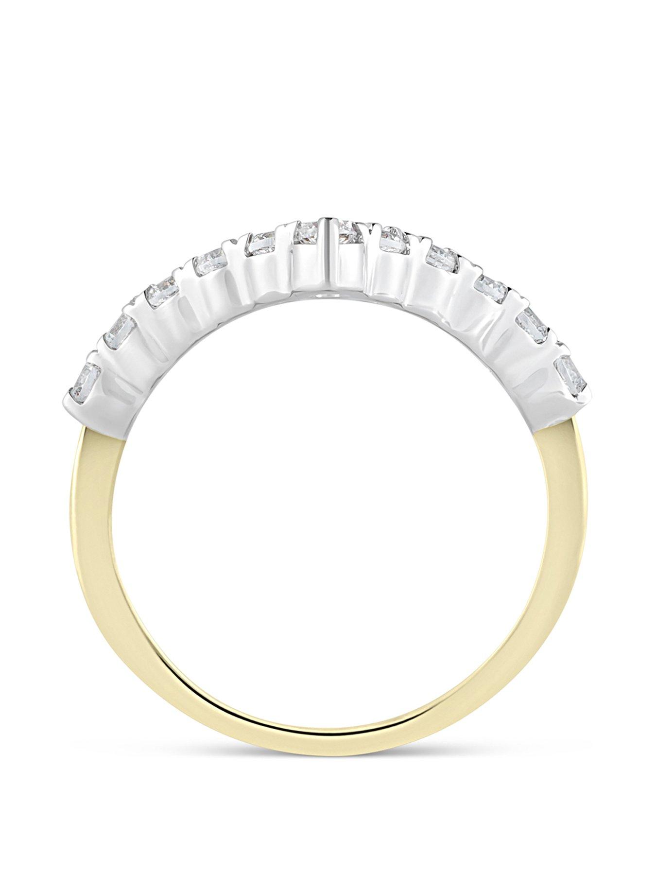 Image 3 of 5 of Love DIAMOND Diamond Clawset Wishbone Ring G VS+ Lab Grown