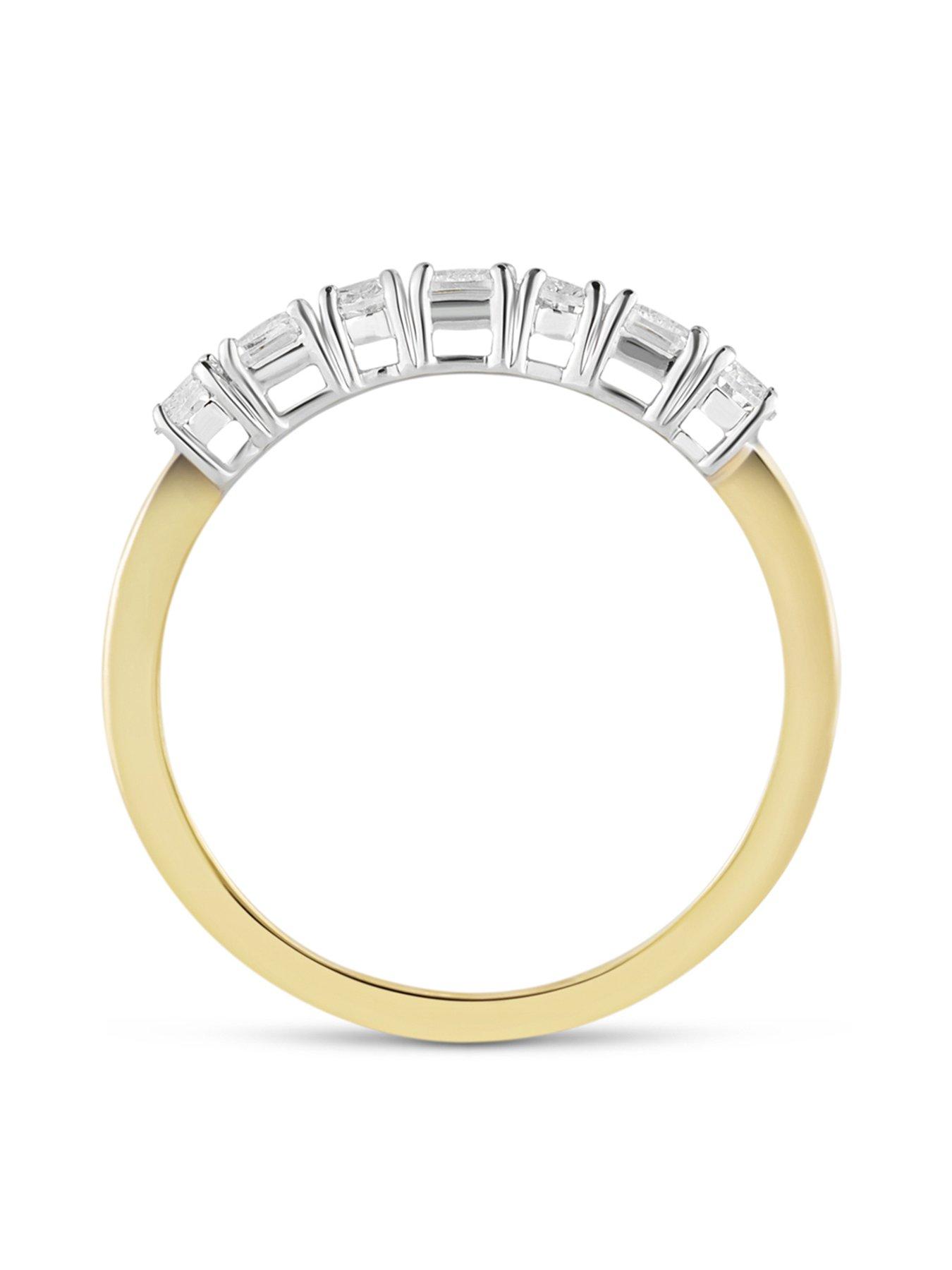 Image 2 of 5 of Love DIAMOND Diamond 7 Stone Shaped Ring
