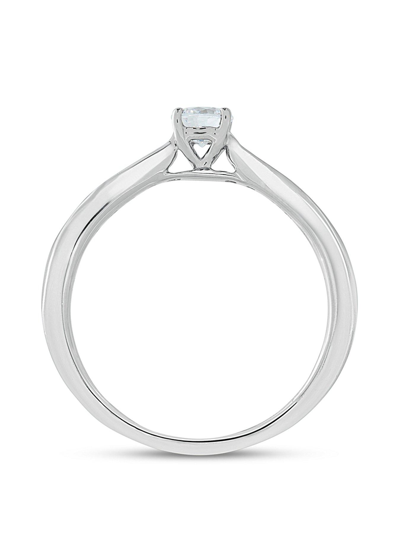 Image 3 of 5 of Love DIAMOND Diamond Solitaire Ring G VS+ Lab Grown