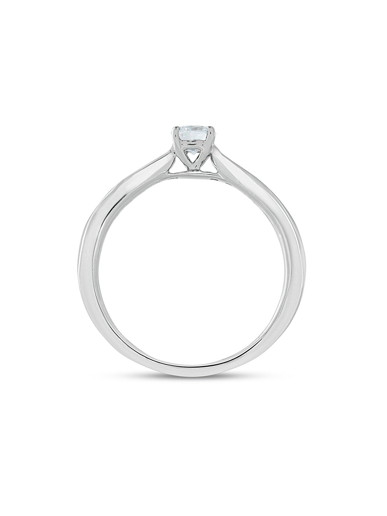 Image 5 of 5 of Love DIAMOND Lab Grown Diamond Solitaire Ring