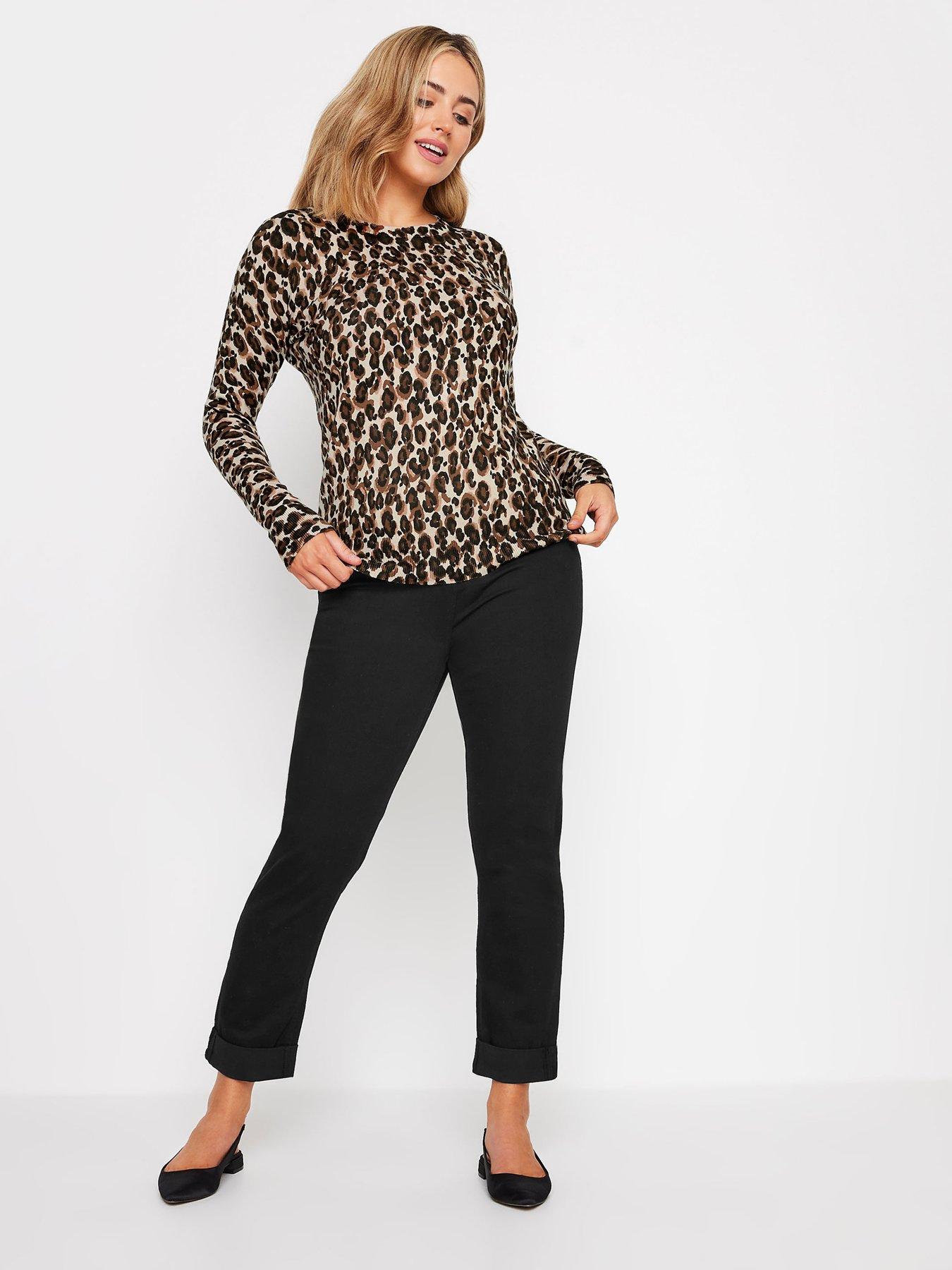  image of mco-animal-print-crew-neck-jumper