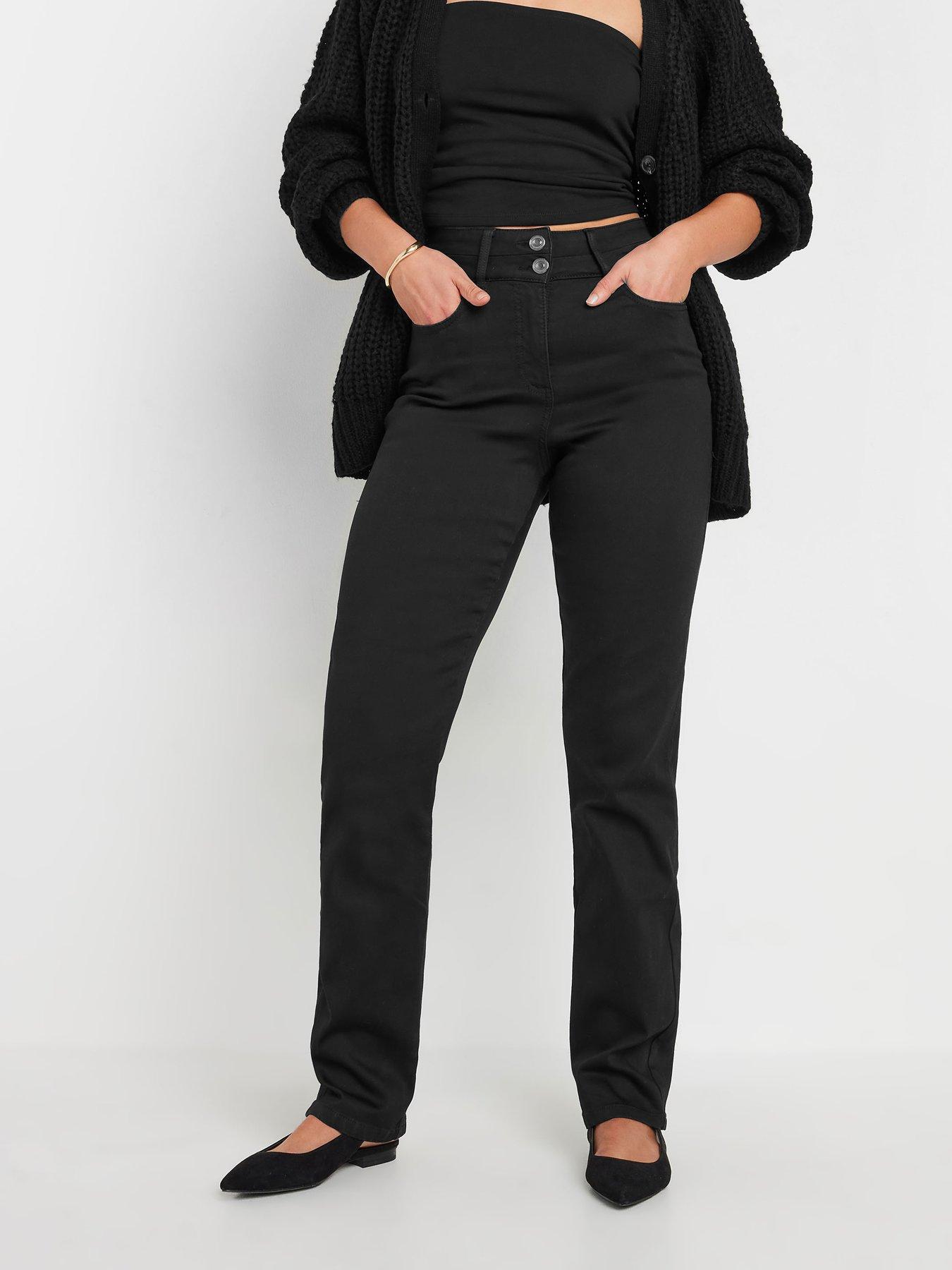 undefined Tall Lift And Shape Slim Leg Jean 34" - Black