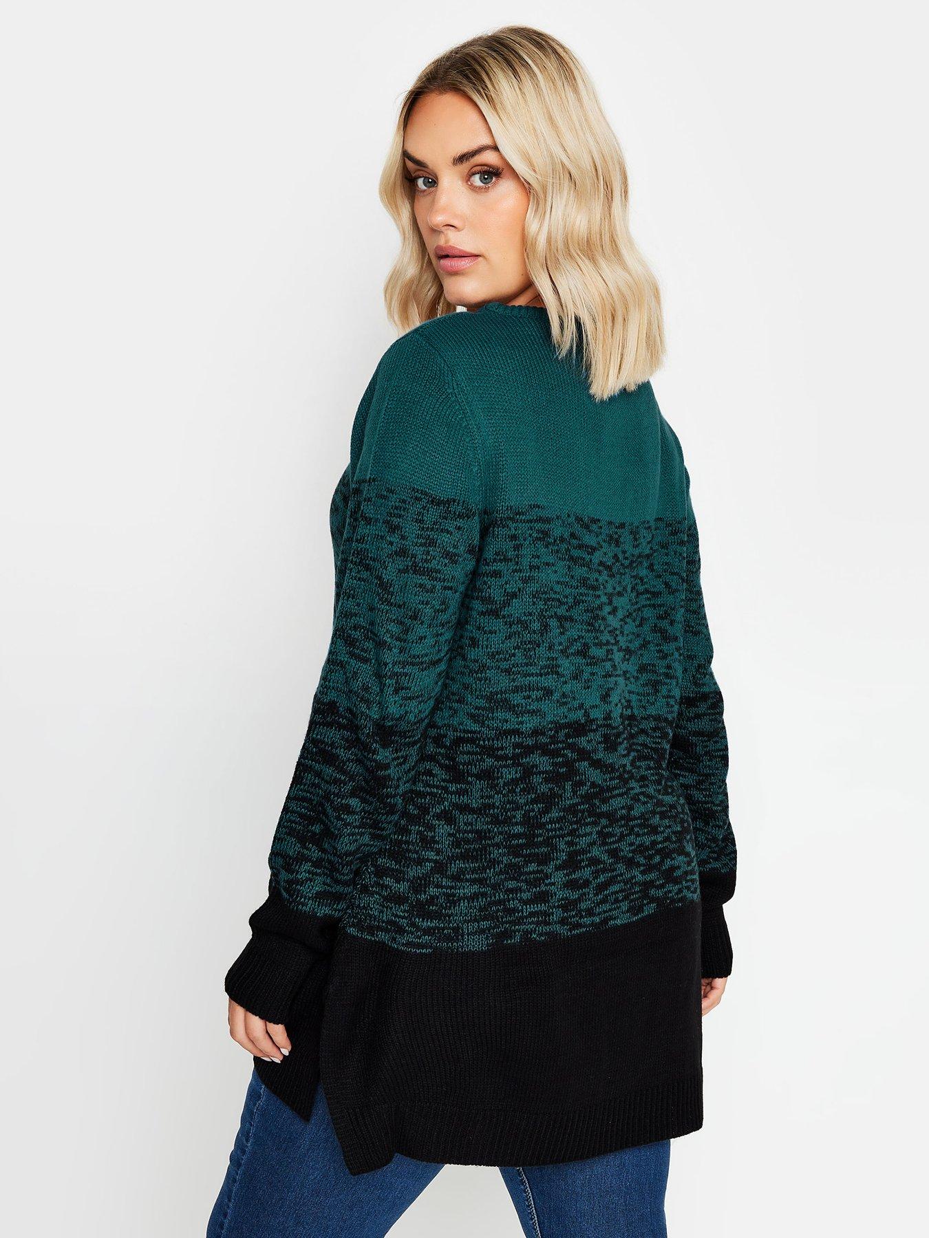 Image 2 of 4 of Yours Curve Colourblock Jumper