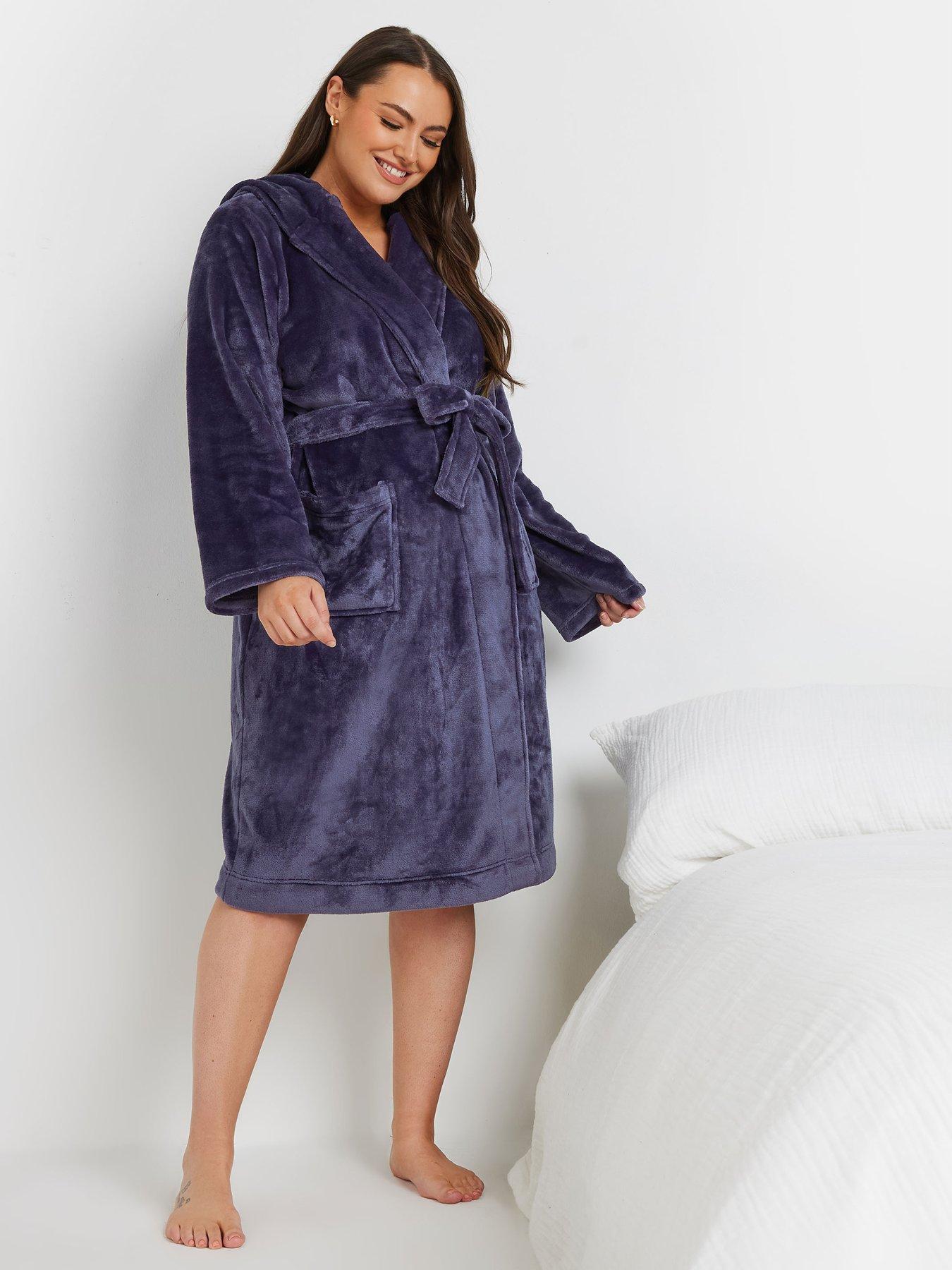  image of yours-curve-hooded-robe-purple