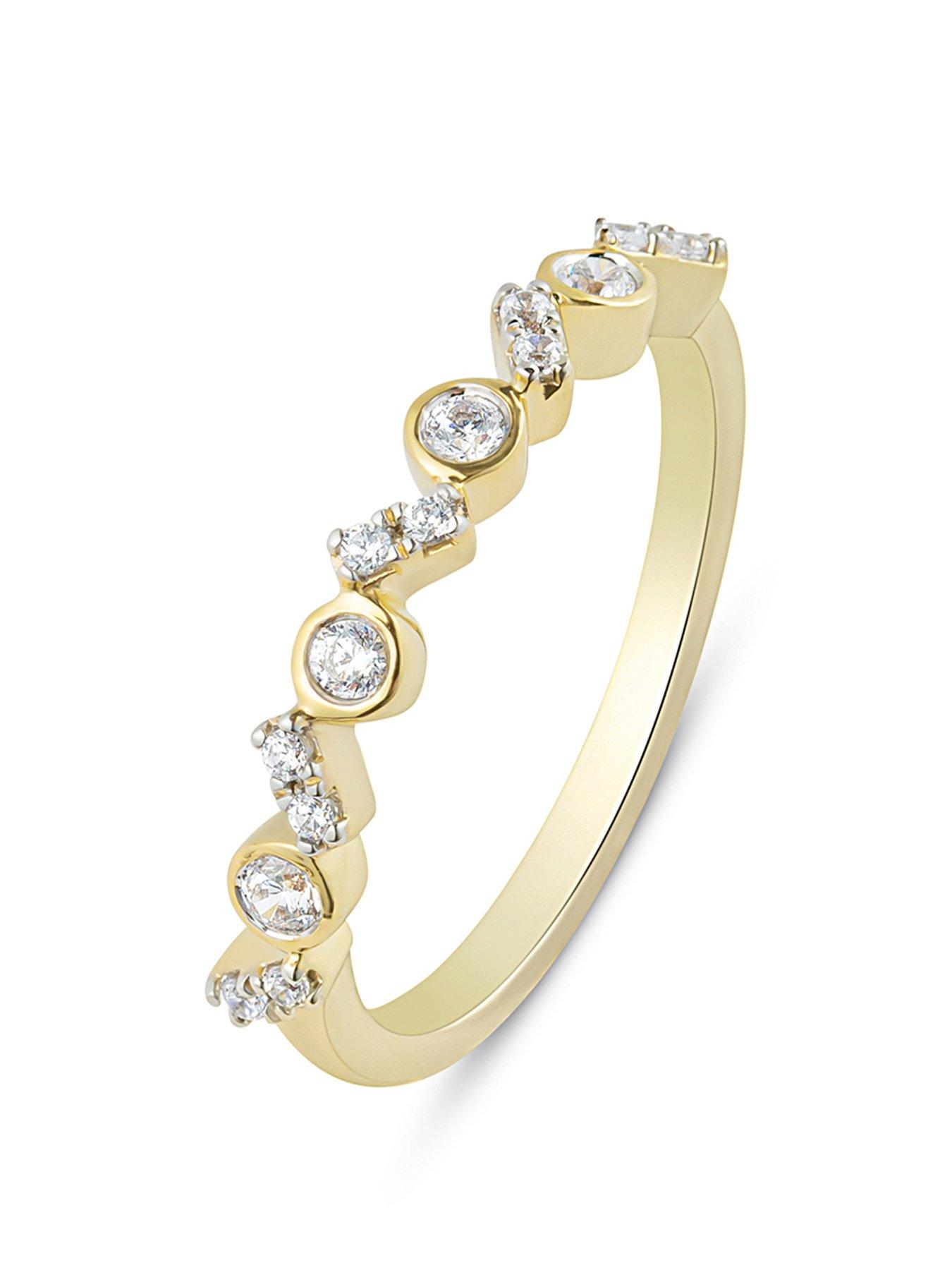 Love DIAMOND Multi Stone Diamond Eternity Ring