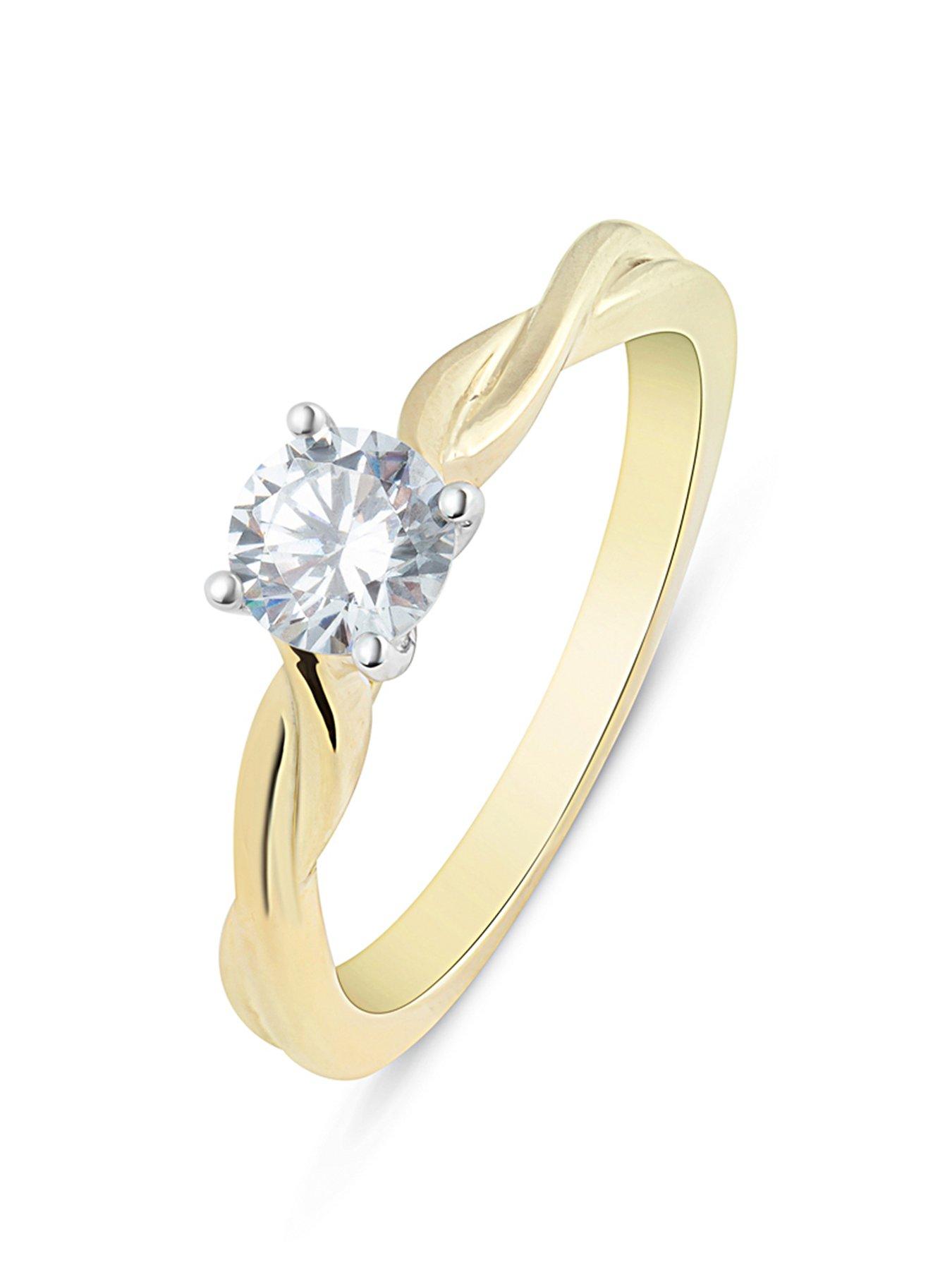 image of love-diamond-diamond-solitaire-ring-with-twisted-shoulders-g-vs-lab-grown