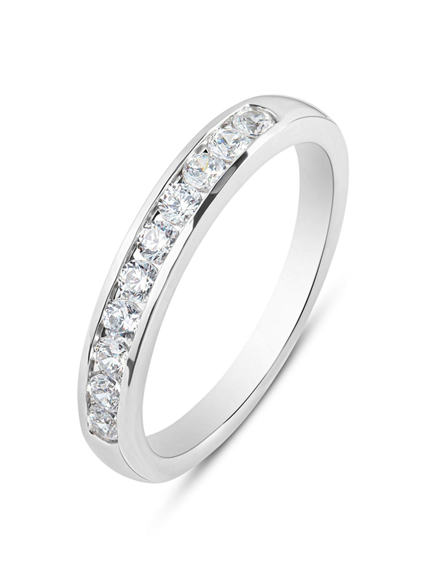Image 1 of 5 of Love DIAMOND Diamond Eternity Ring G+ VVS Lab Grown