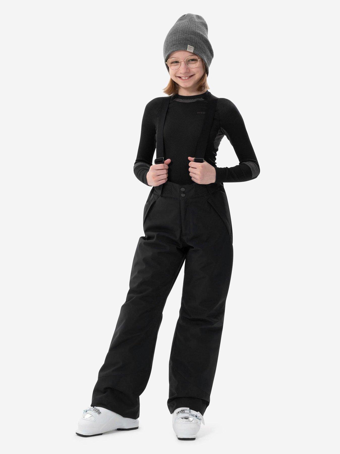 undefined Kids' Warm And Waterproof 500 Ski Trousers - Black