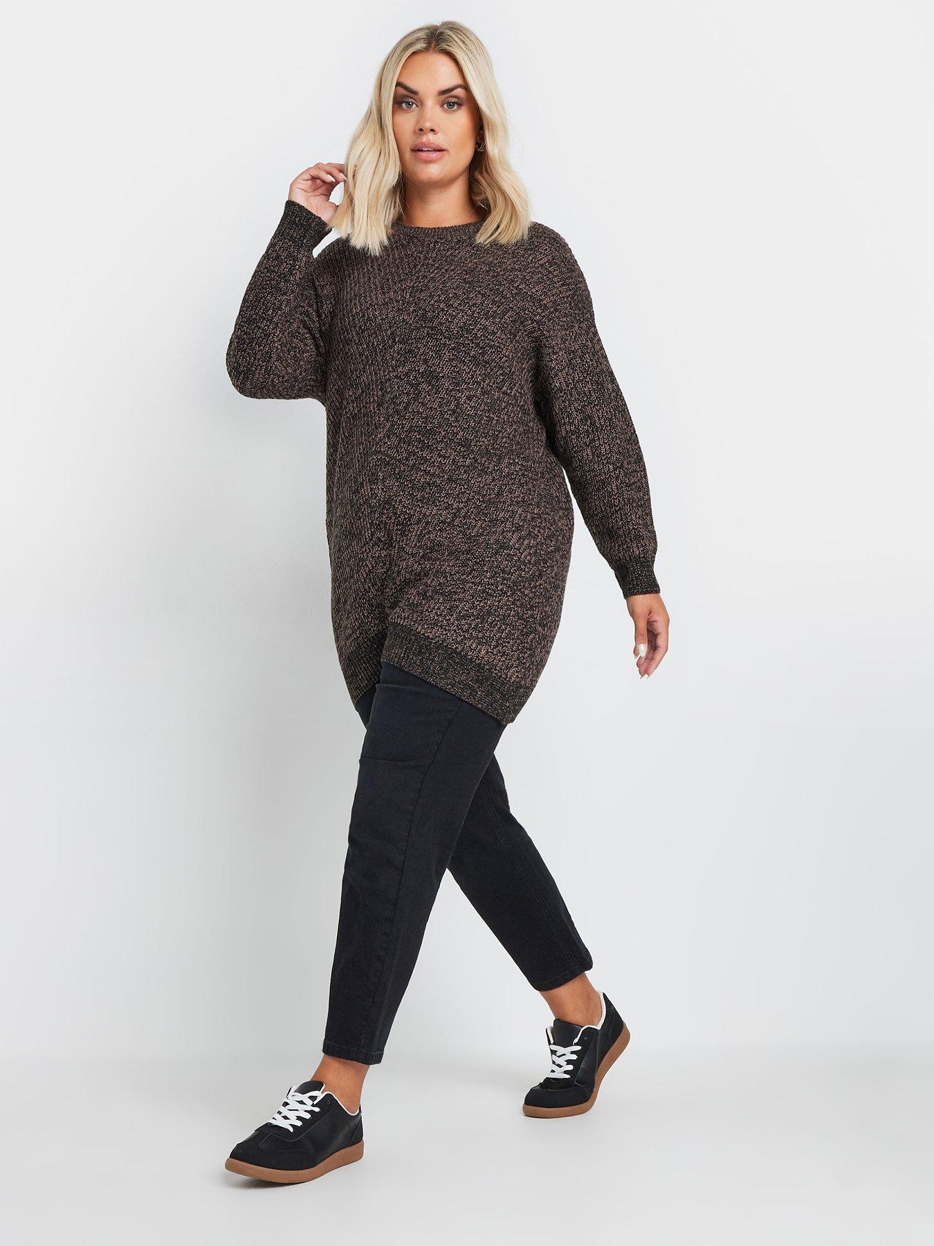  image of yours-curve-twist-jumper-brown